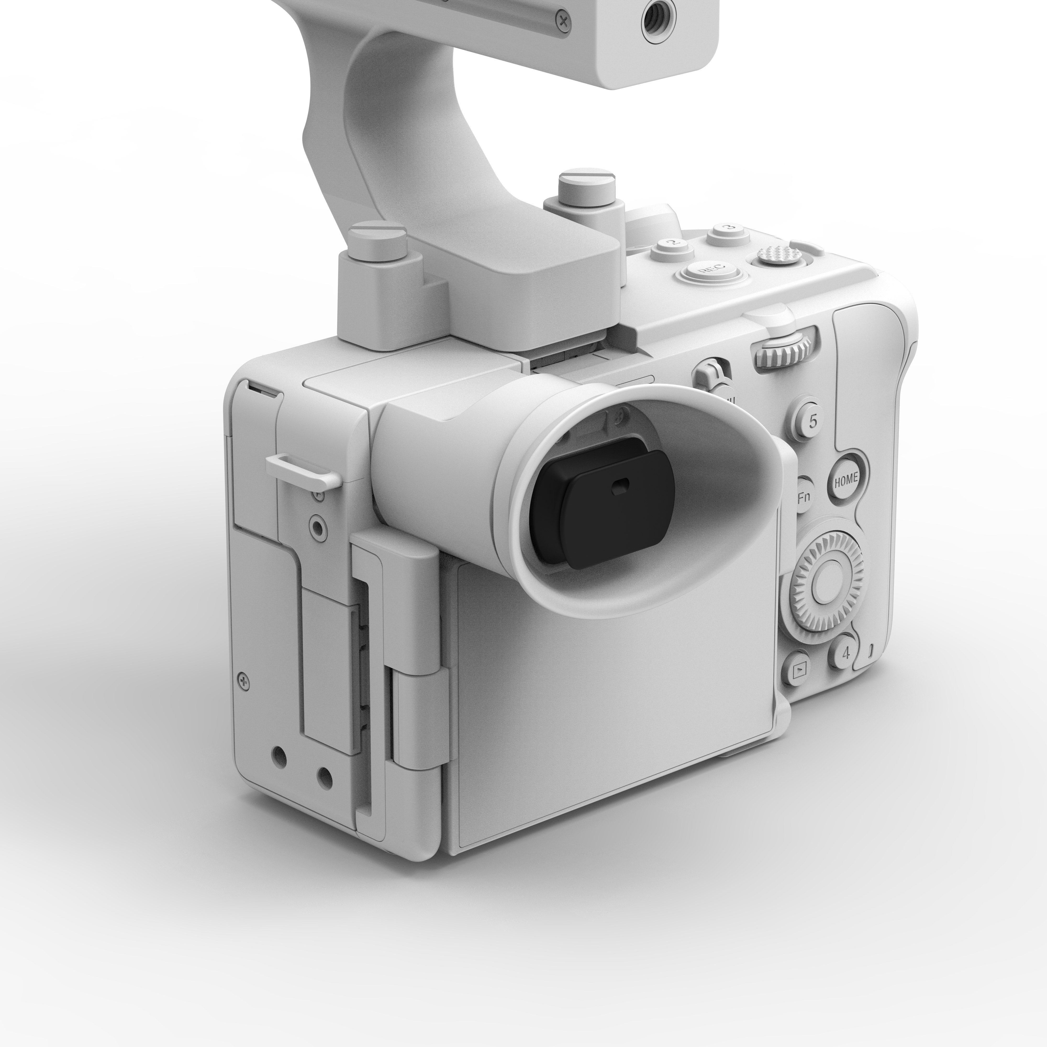 Digital File to 3D Print: Sony FX2 EVF Plug (2 Pack)