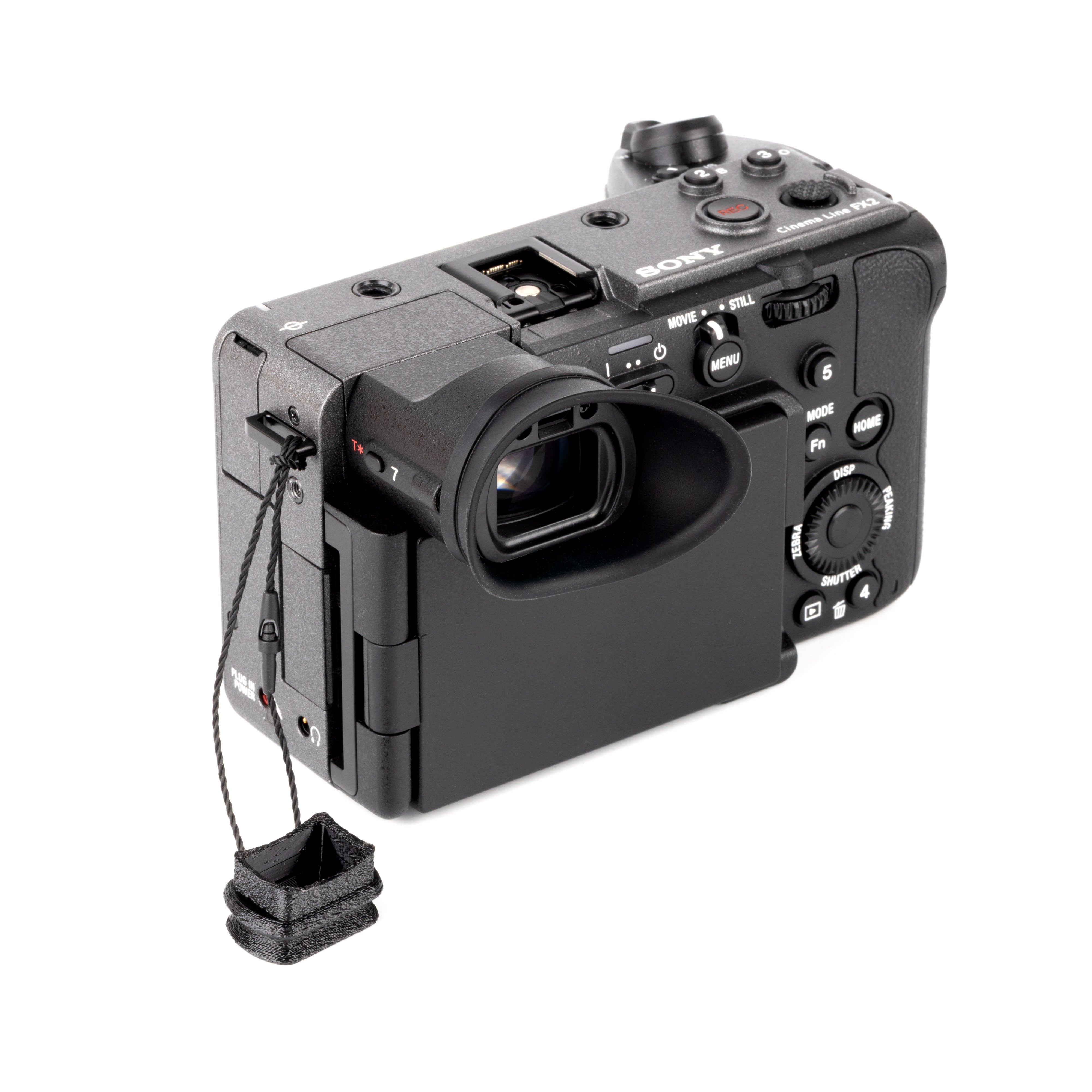 Digital File to 3D Print: Sony FX2 EVF Plug (2 Pack)