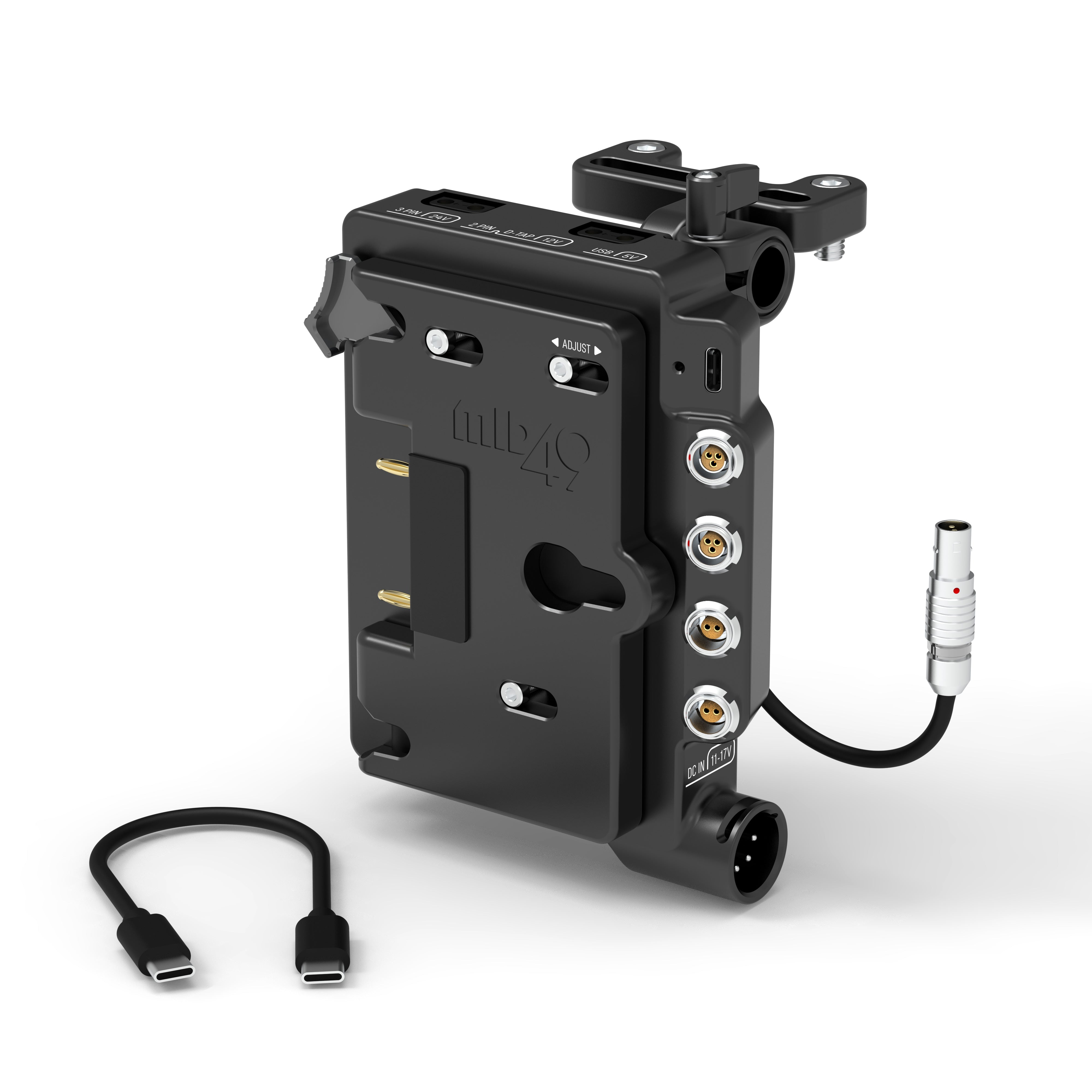 Power Distribution Box DB-9 (Blackmagic PYXIS, Gold Mount)