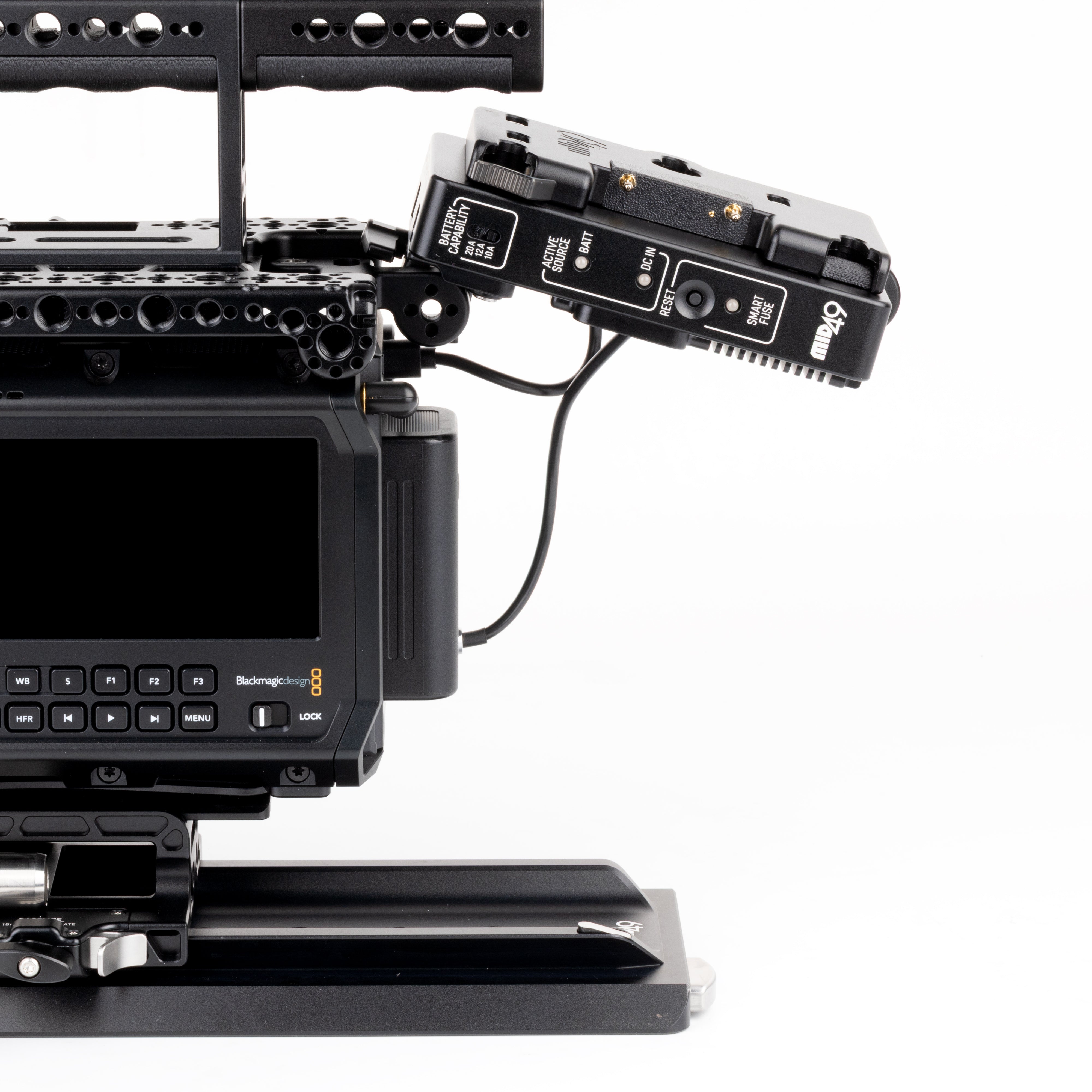 Power Distribution Box DB-9 (Blackmagic PYXIS, Gold Mount)