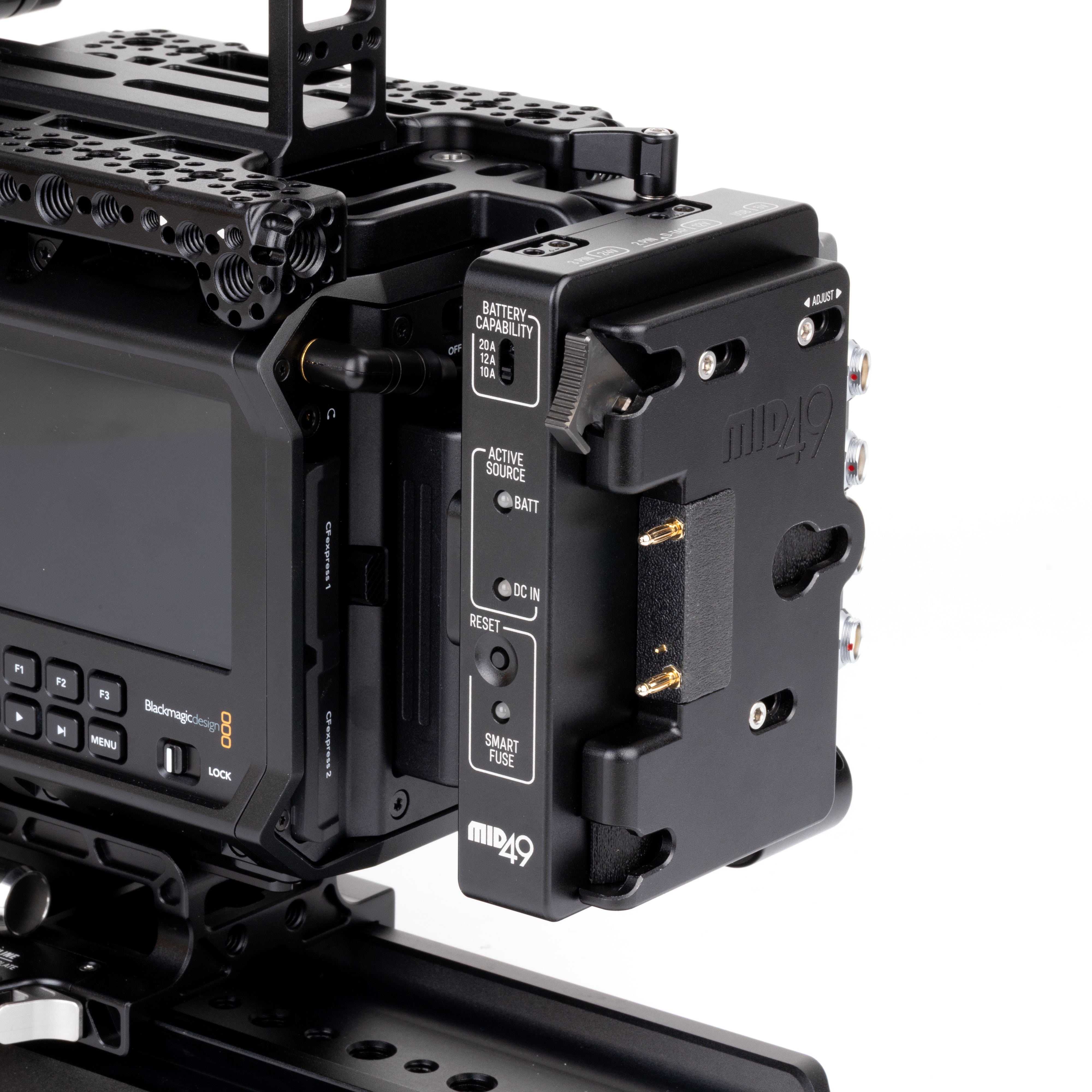 Power Distribution Box DB-9 (Blackmagic PYXIS, Gold Mount)