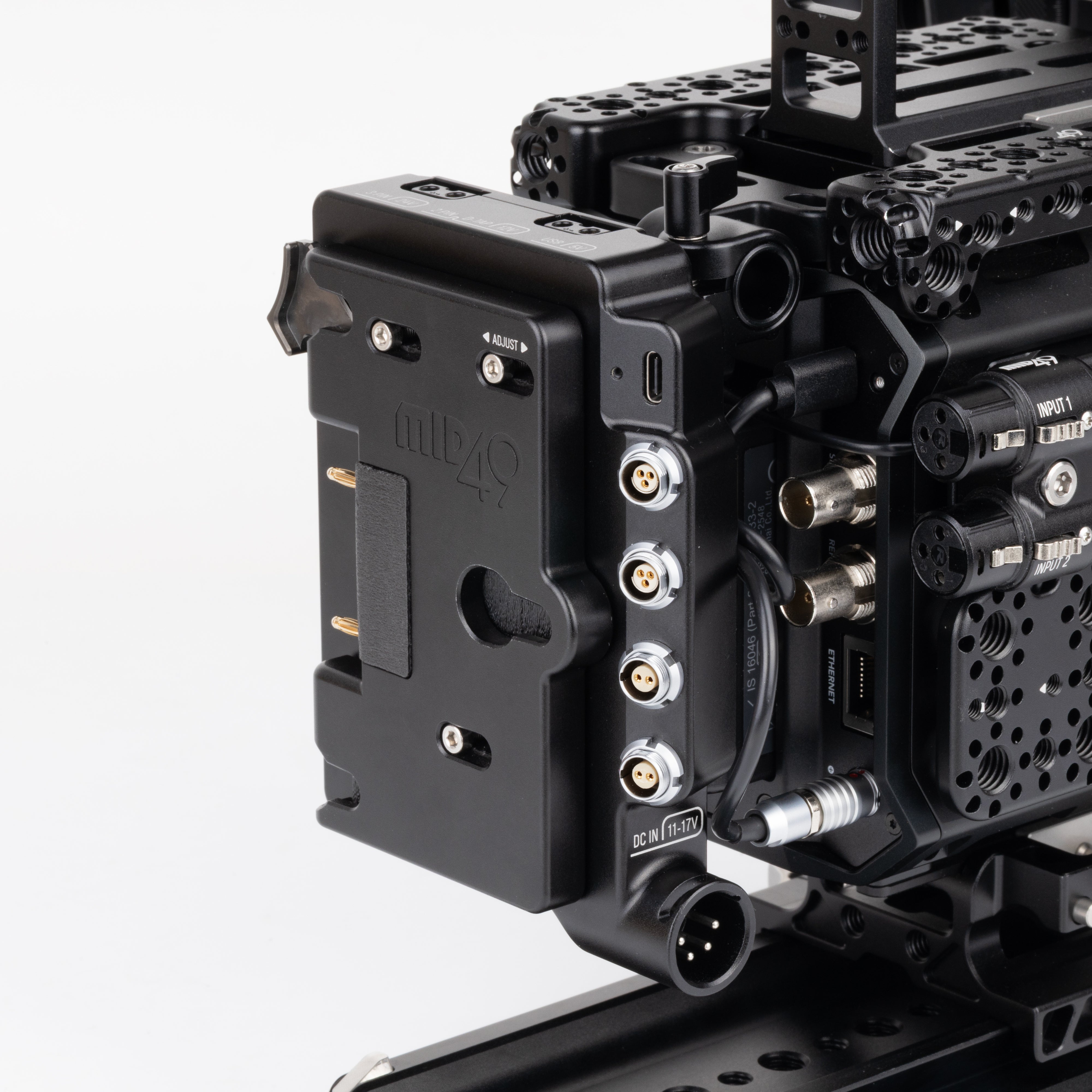 Power Distribution Box DB-9 (Blackmagic PYXIS, Gold Mount)