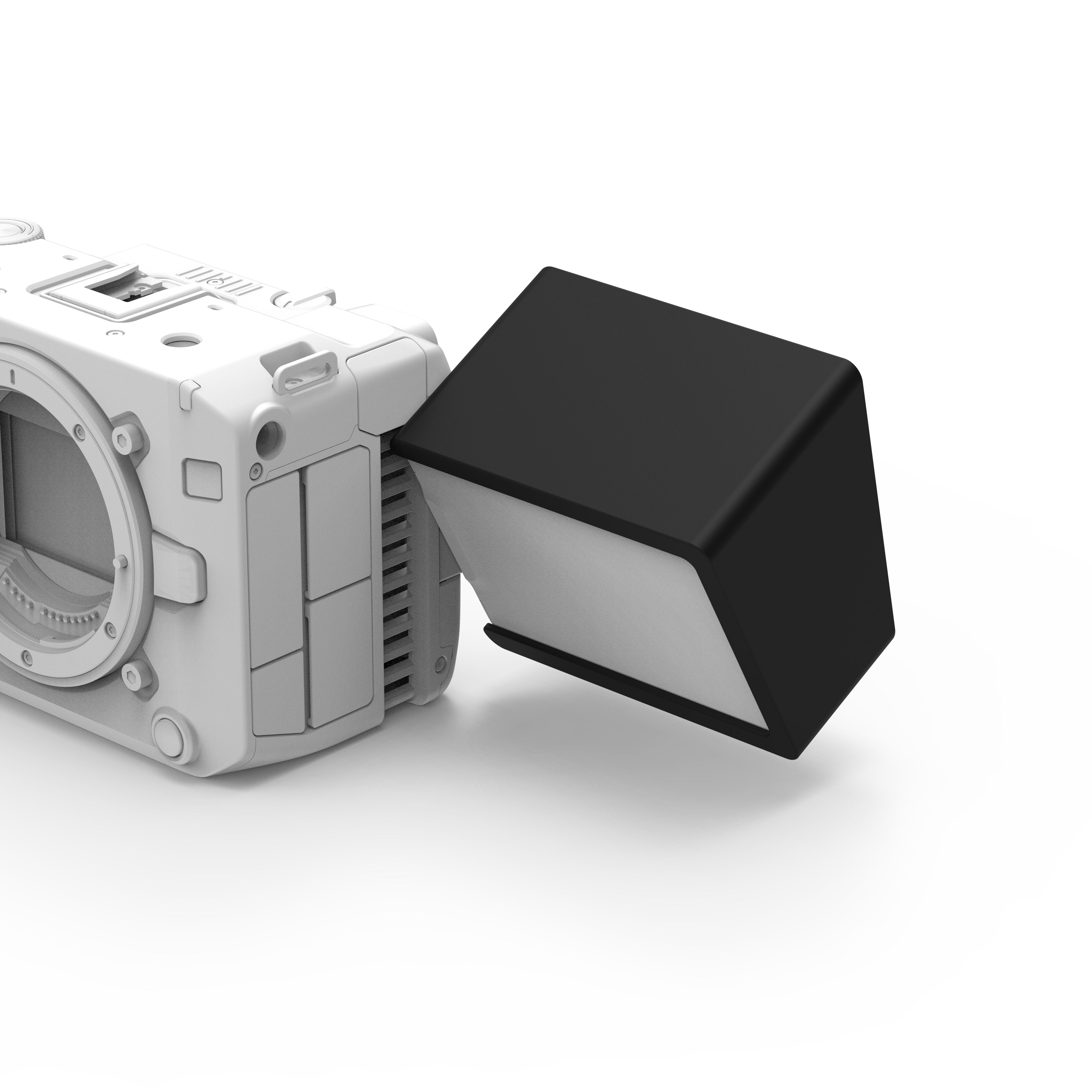 Digital File to 3D Print: Monitor Sunshade (Canon C50 / R6mkIII)