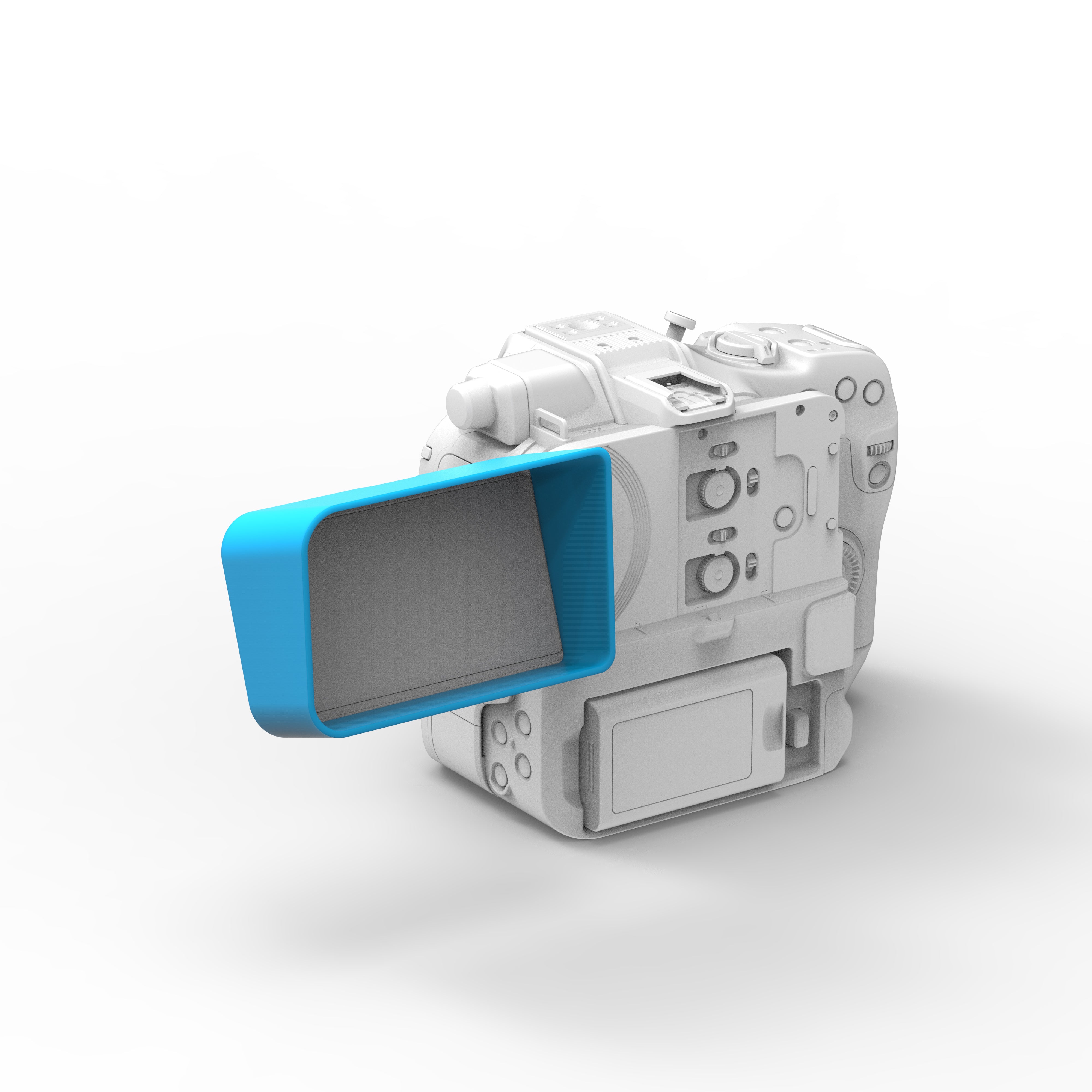 Digital File to 3D Print: Monitor Sunshade (Canon C80)