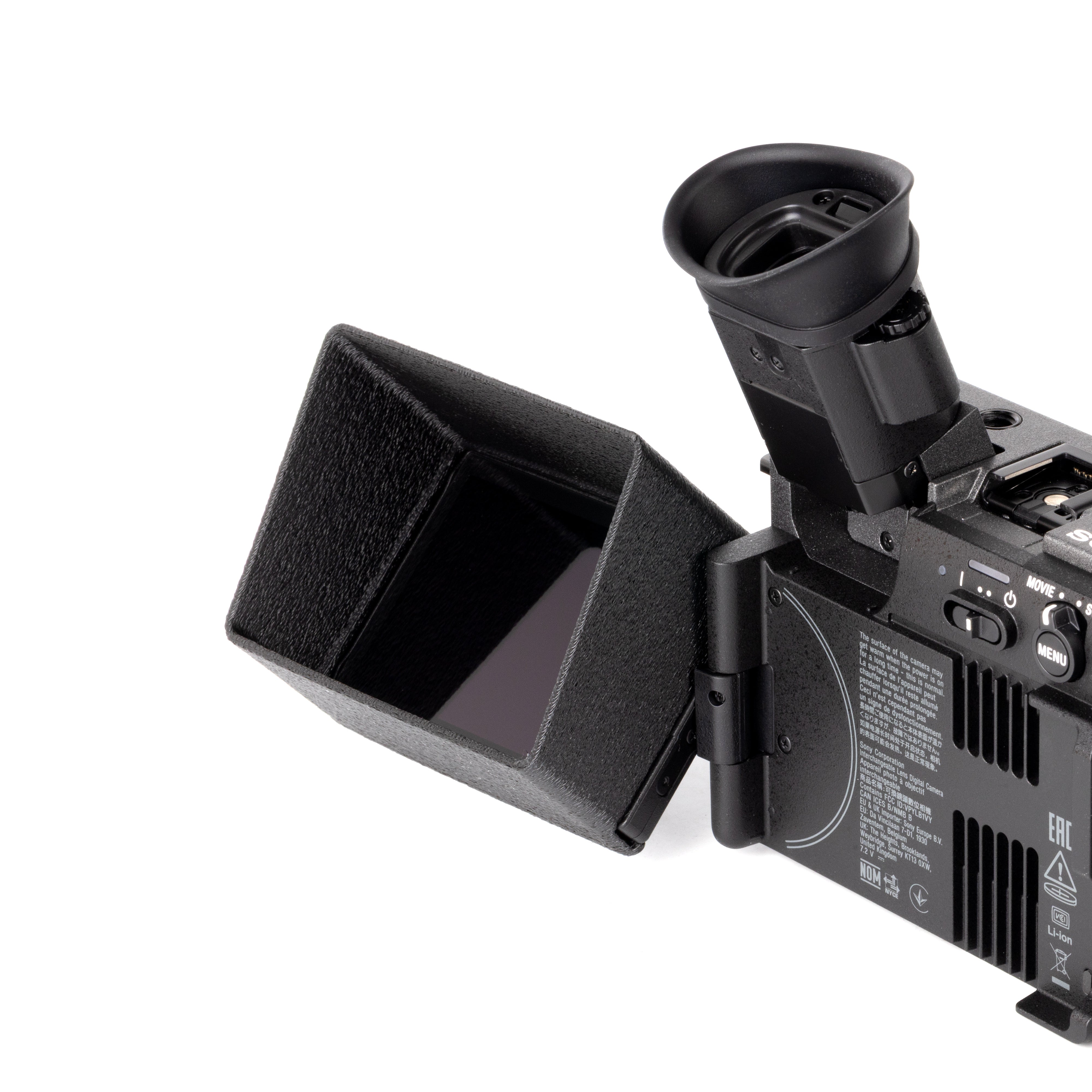 Digital File to 3D Print: Monitor Sunshade (Sony FX2)