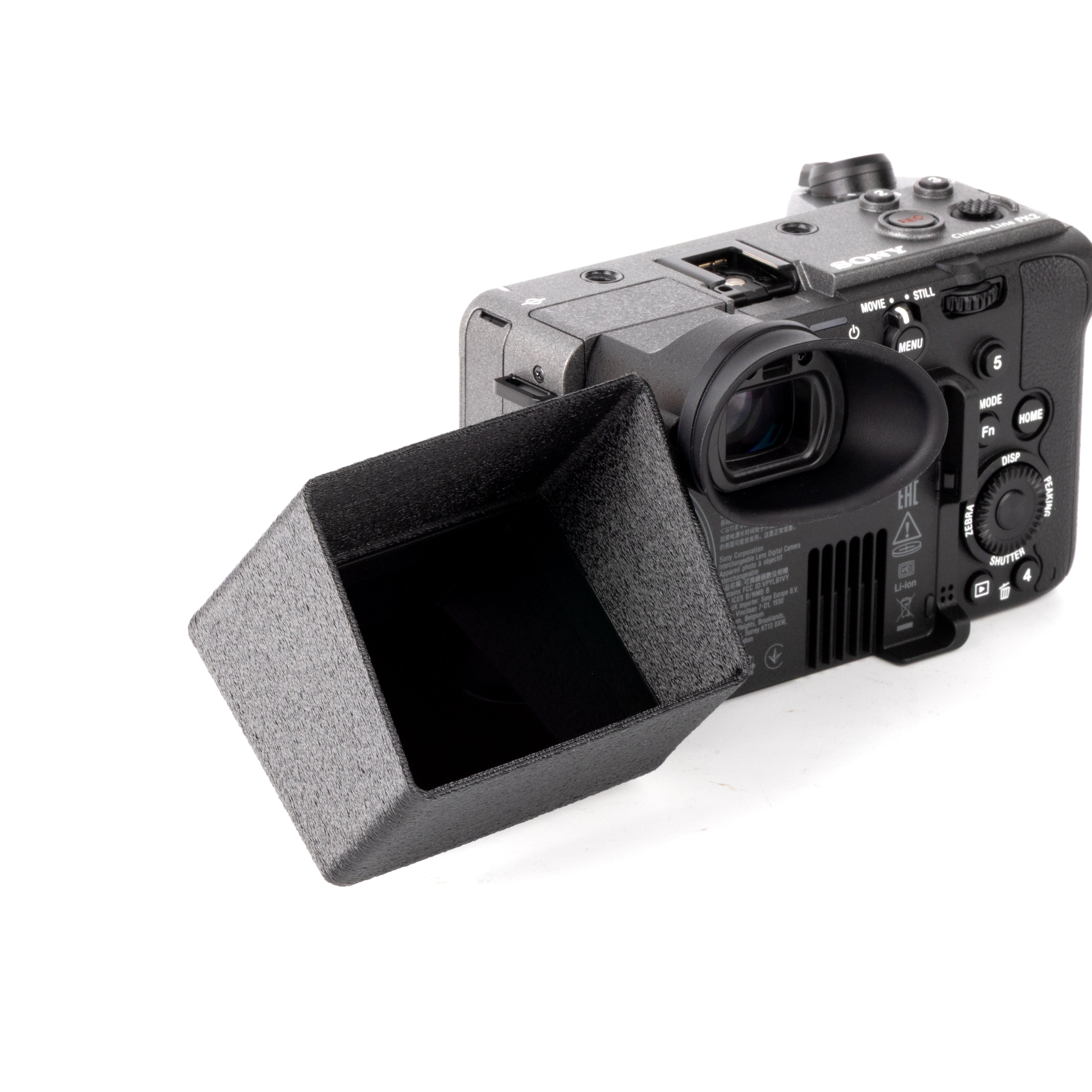 Digital File to 3D Print: Monitor Sunshade (Sony FX2)