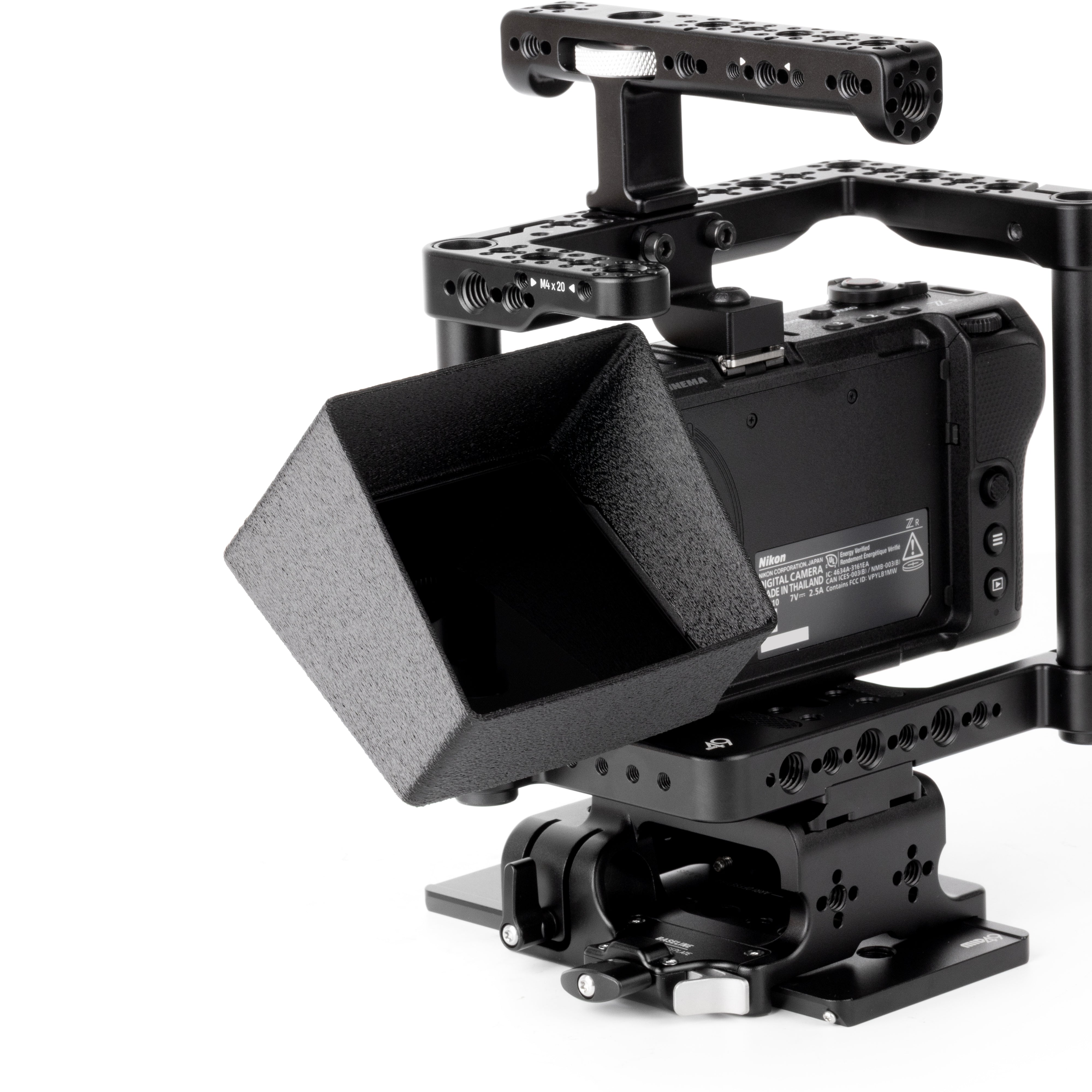 Digital File to 3D Print: Monitor Sunshade (Nikon ZR)