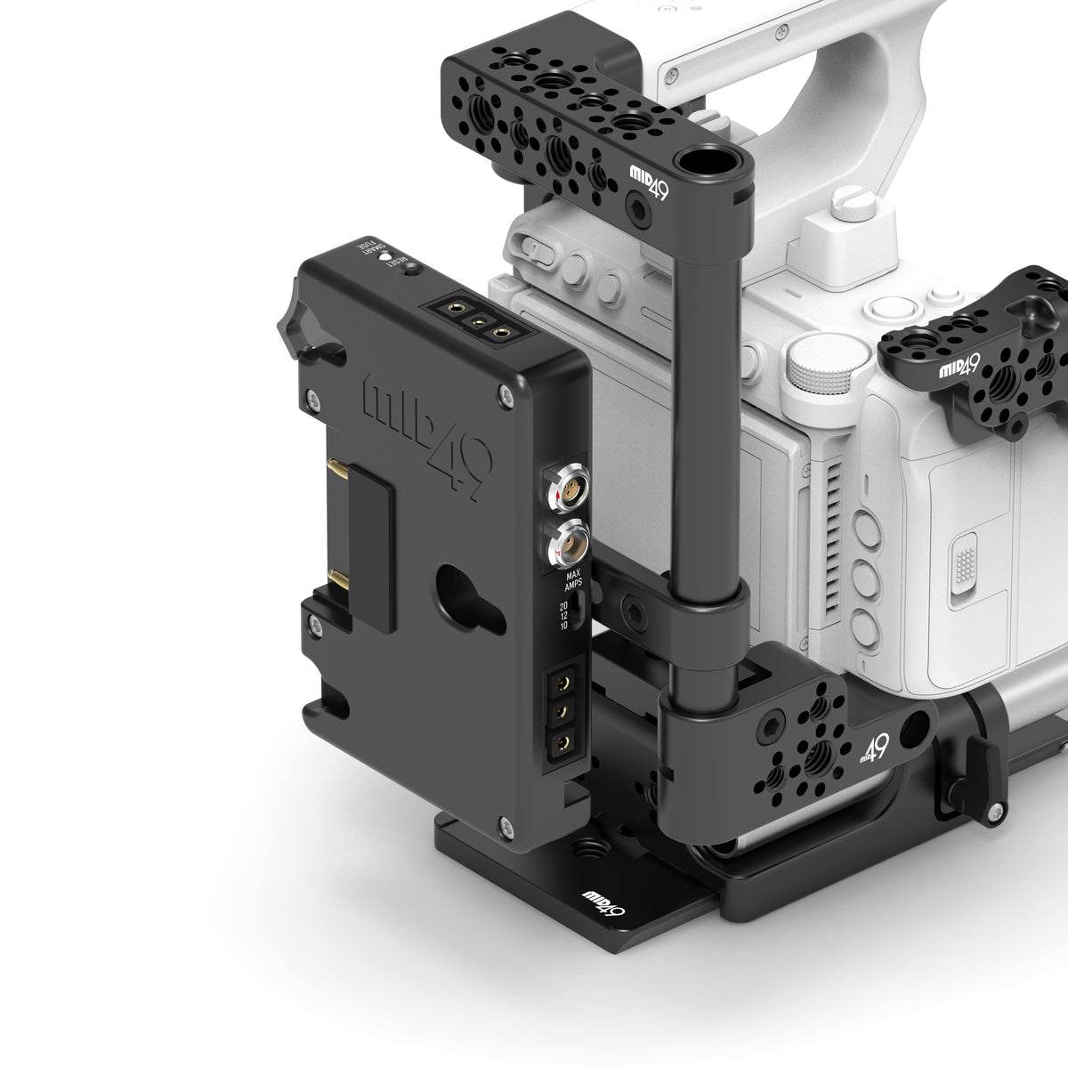USB-C Power Plate (Sony FX5, Gold Mount, Cage Mounted)
