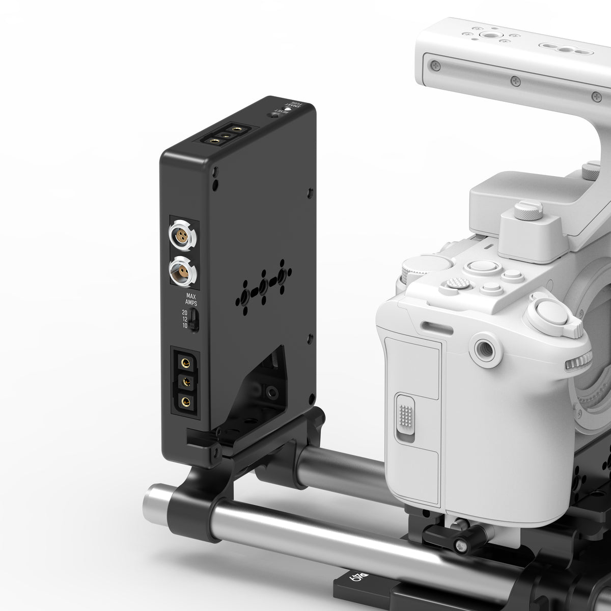USB-C Power Plate (Sony FX5, Gold Mount, Rod Mounted)