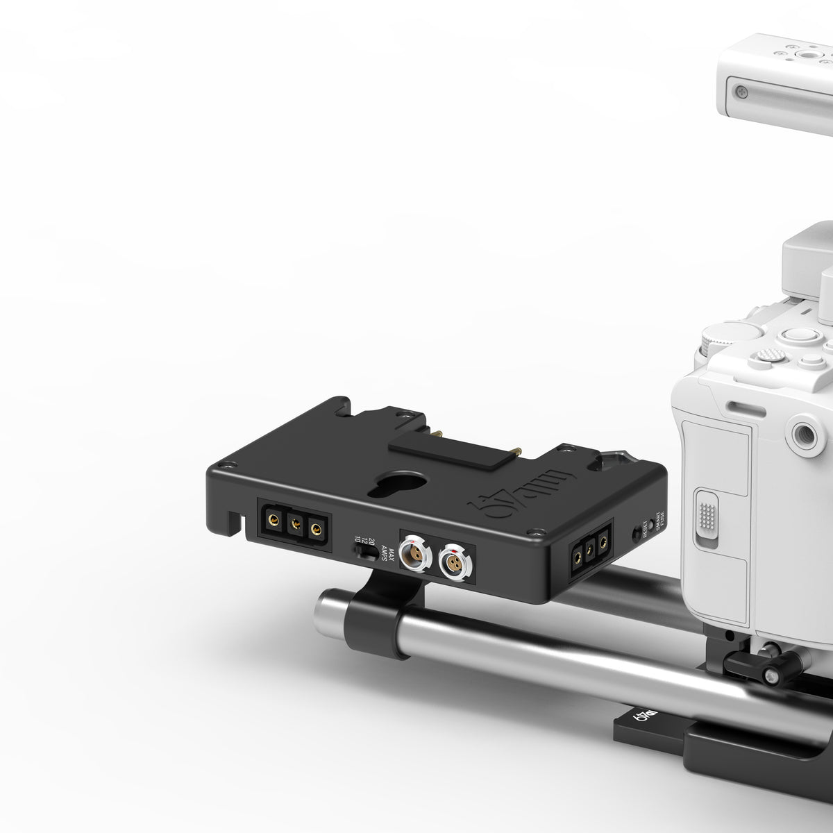 USB-C Power Plate (Sony FX5, Gold Mount, Rod Mounted)