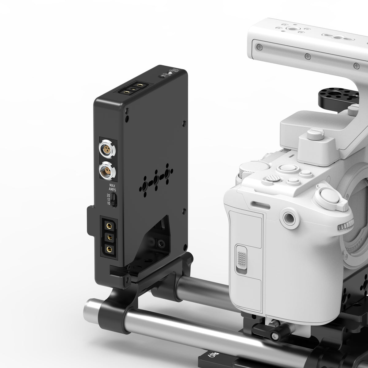 USB-C Power Plate (Sony FX5, V-Mount, Rod Mounted)