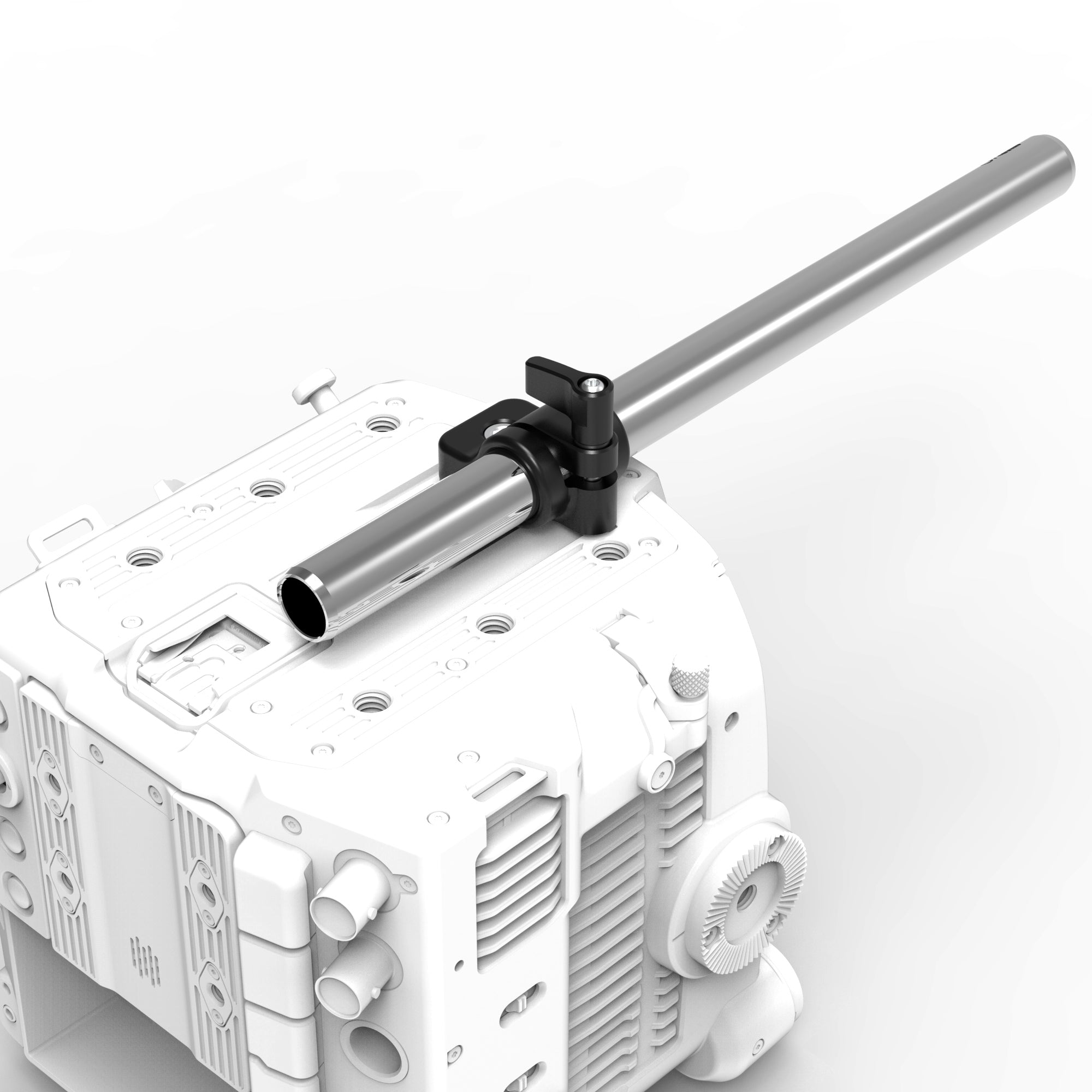 Canon 1/4-20 Striped Rosette 15mm Rod Clamp