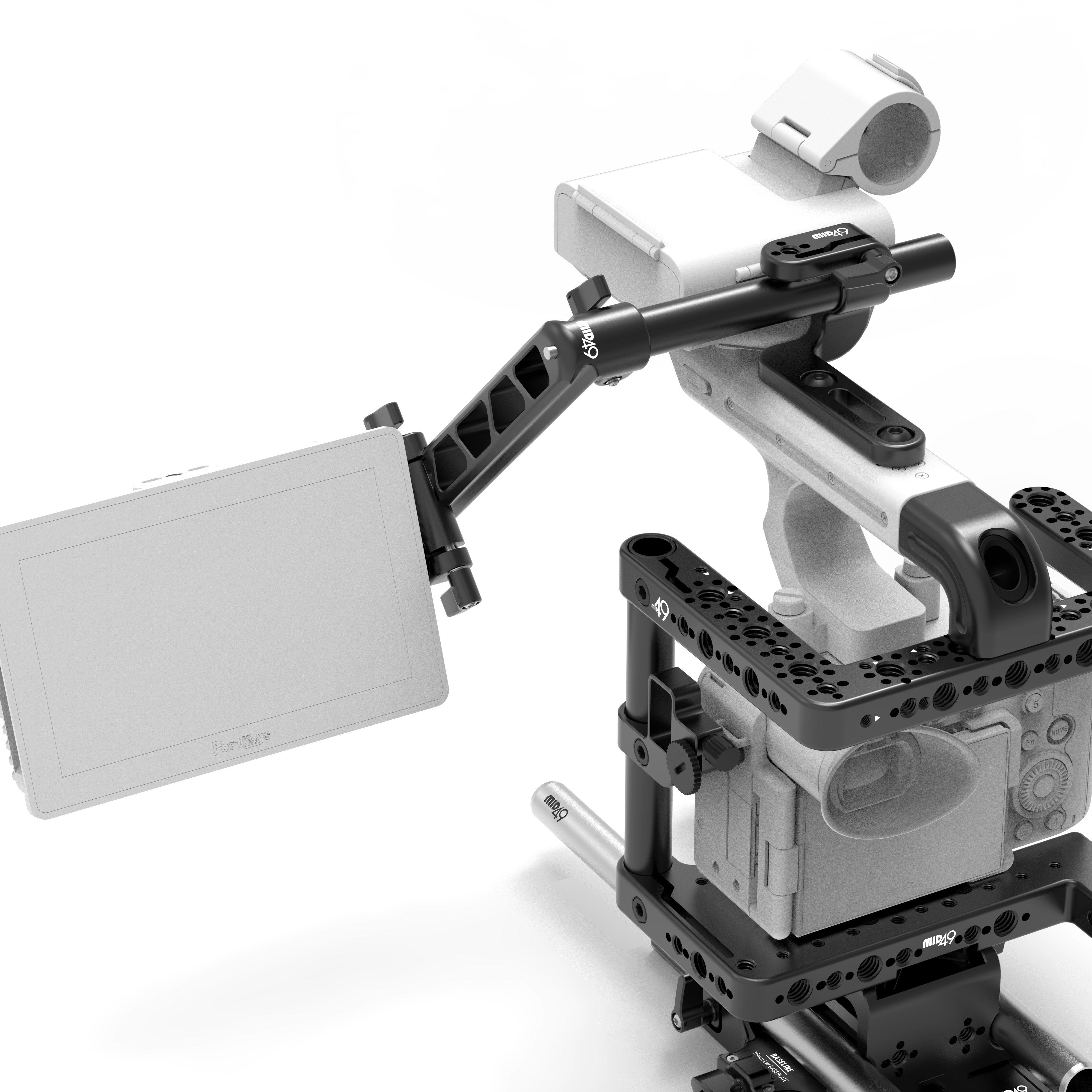 Sony FX Handle 15mm Rod Clamp