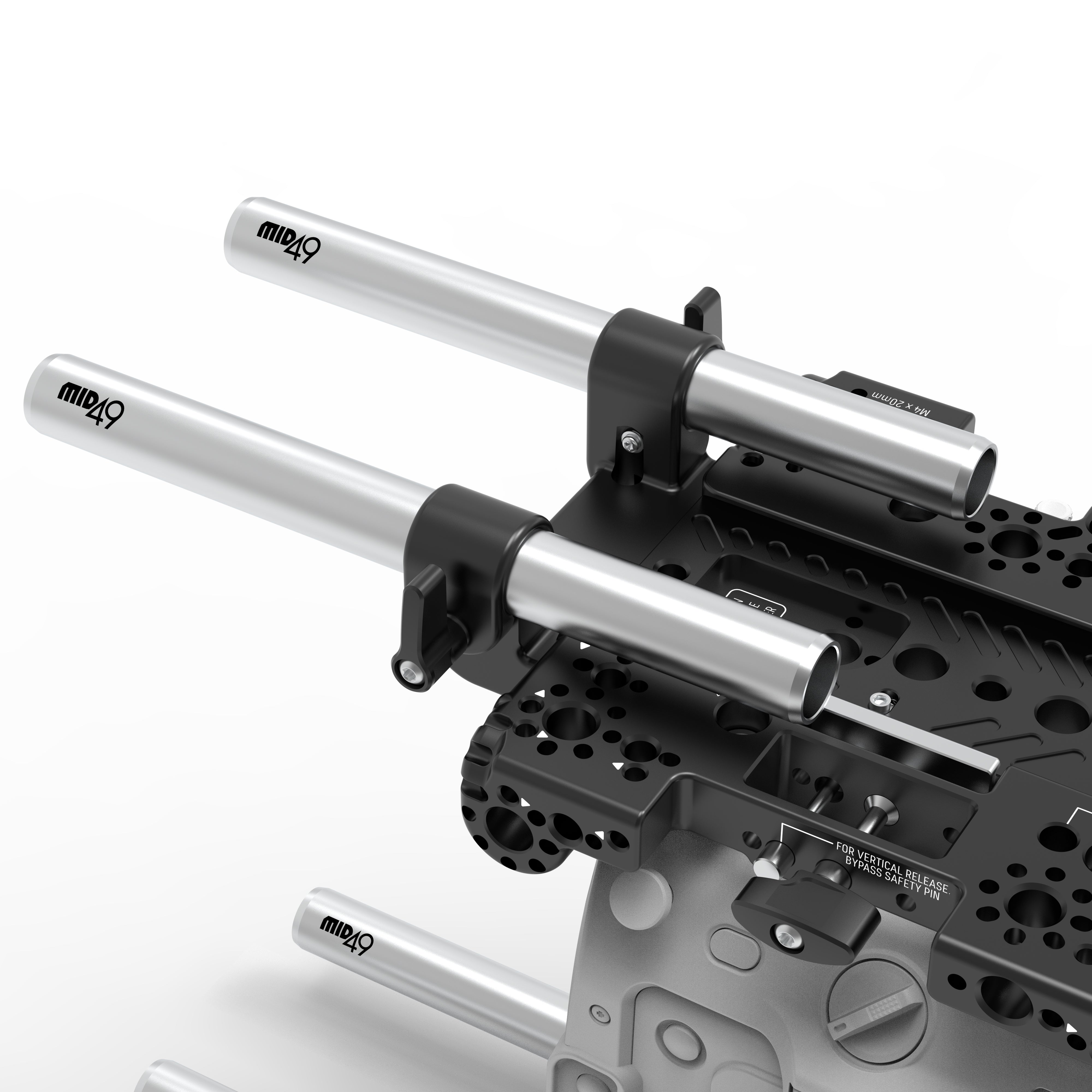 Top 15mm Rod Bracket (Sony Burano, Canon C400, Blackmagic PYXIS / URSA Cine LF, FUJIFILM GFX ETERNA)