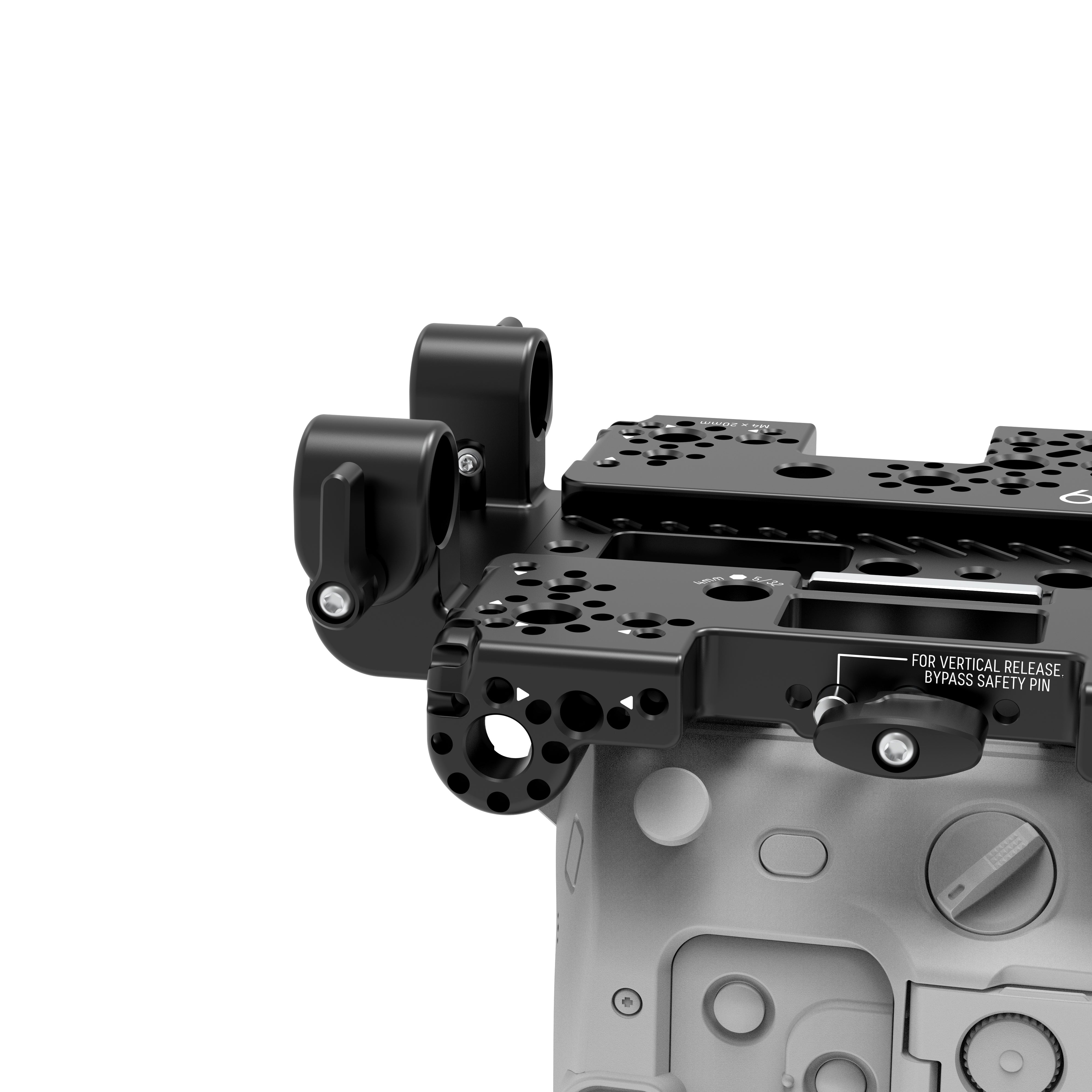 Top 15mm Rod Bracket (Sony Burano, Canon C400, Blackmagic PYXIS / URSA Cine LF, FUJIFILM GFX ETERNA)