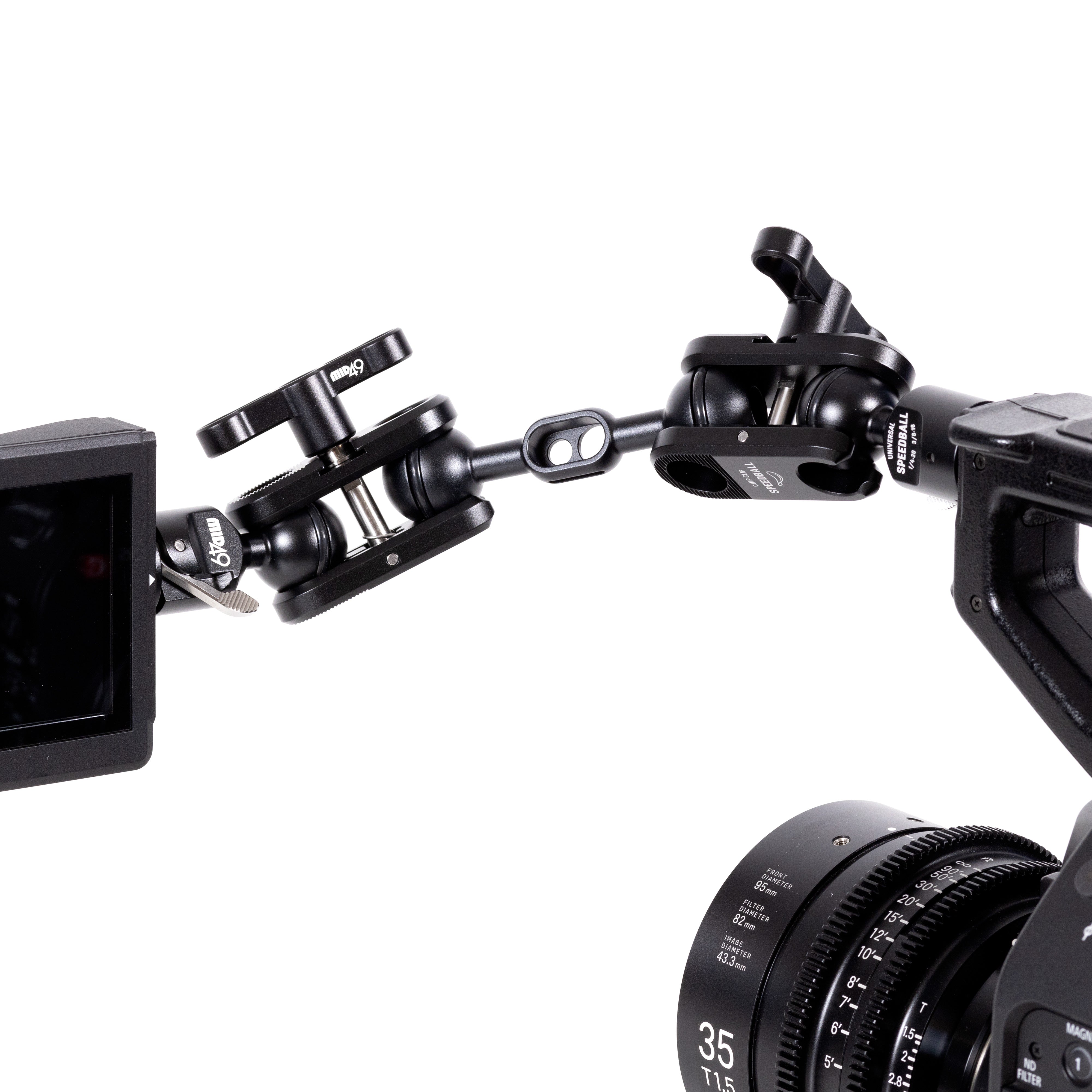 Universal Speedball Monitor Arm (3 Inch)