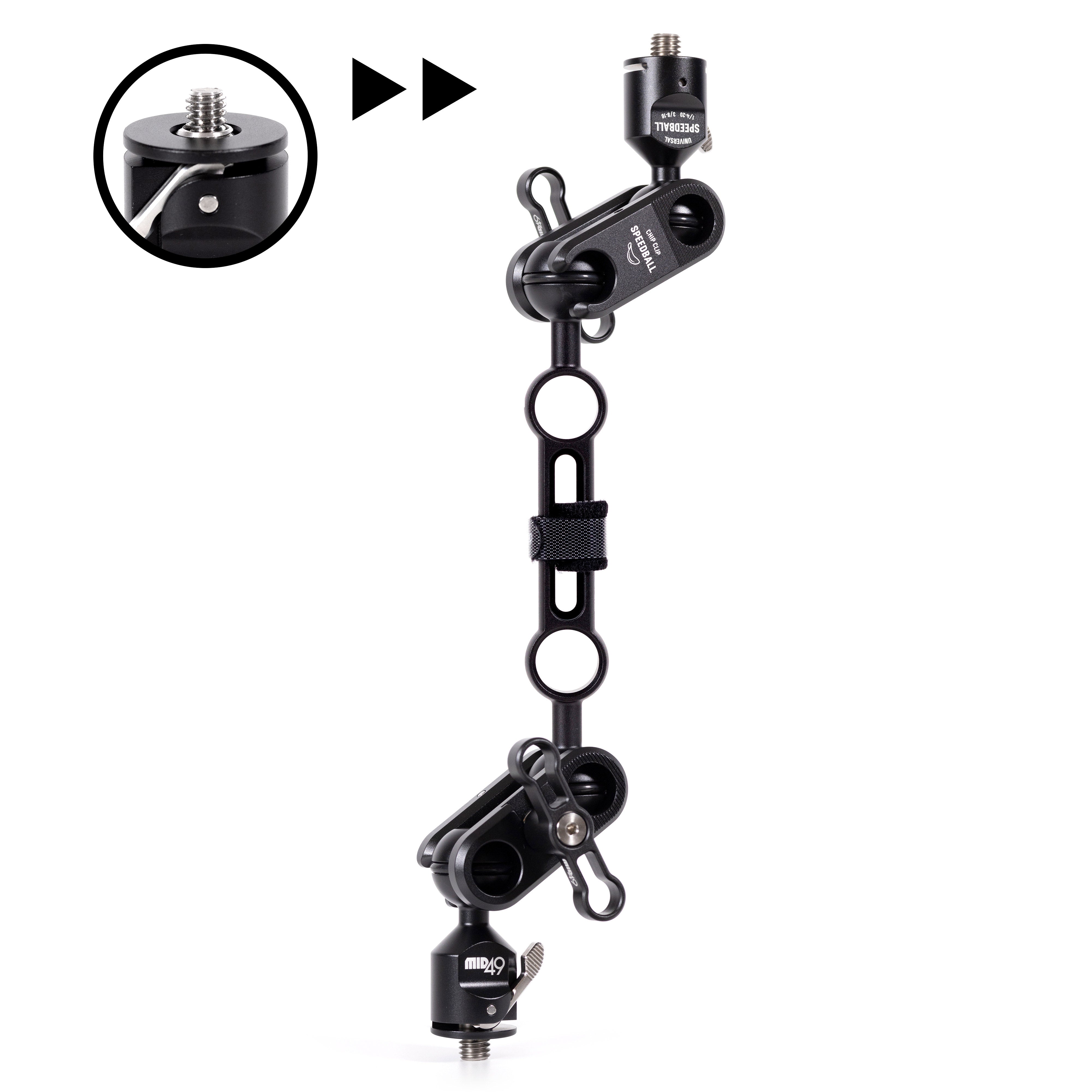 Universal Speedball Monitor Arm (6 Inch)