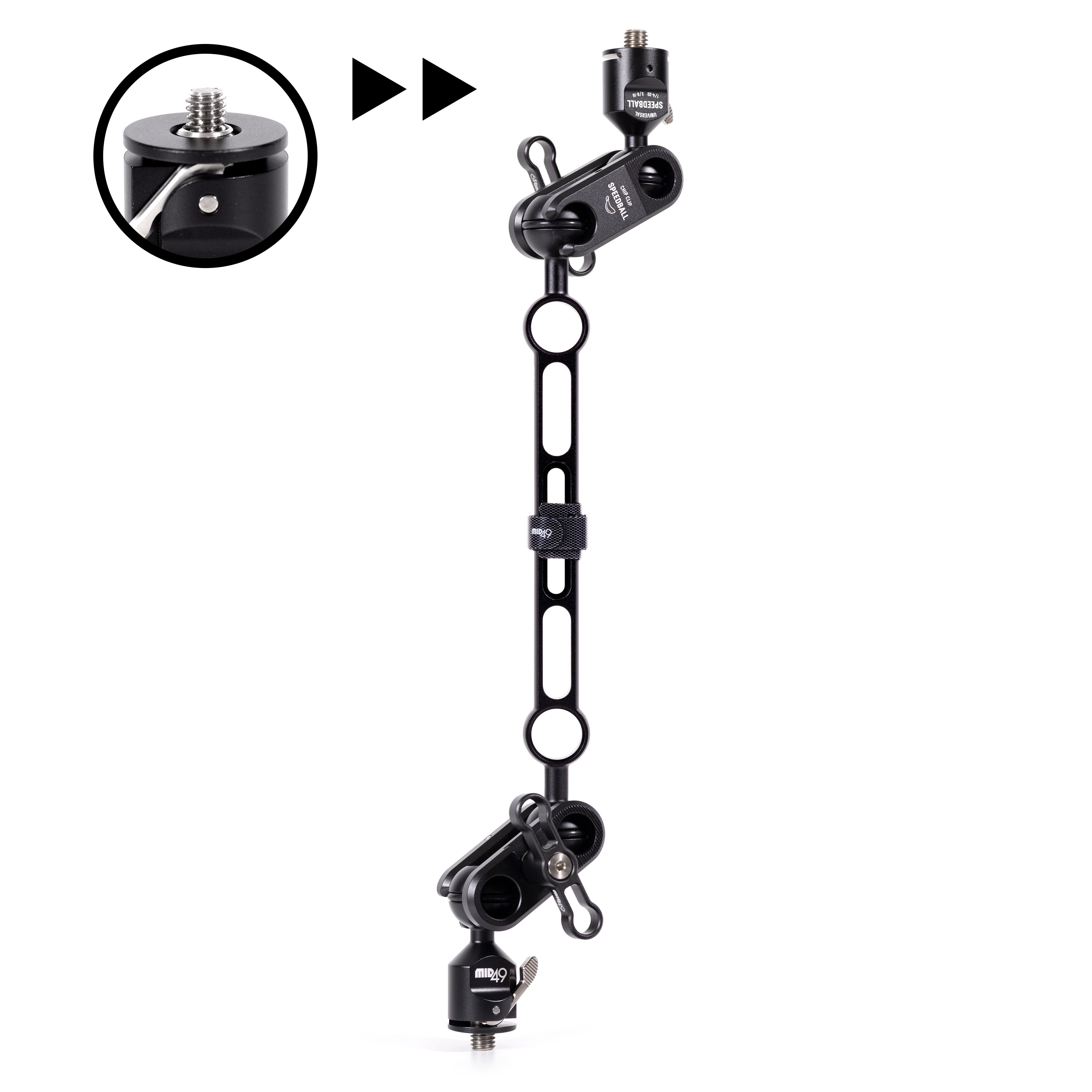 Universal Speedball Monitor Arm (9 Inch)