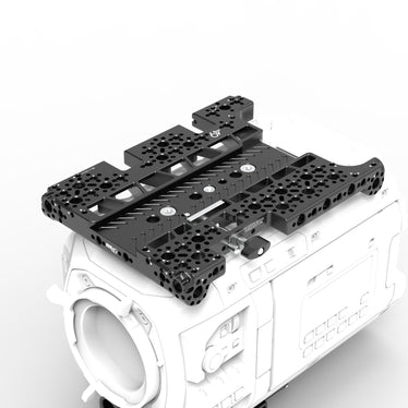 Plaque Supérieure Pour Blackmagic URSA Mini / Cine - Filetages 1/4" Et 3/8", Pour Montage Accessoires (poignée, Moniteur, Micro)