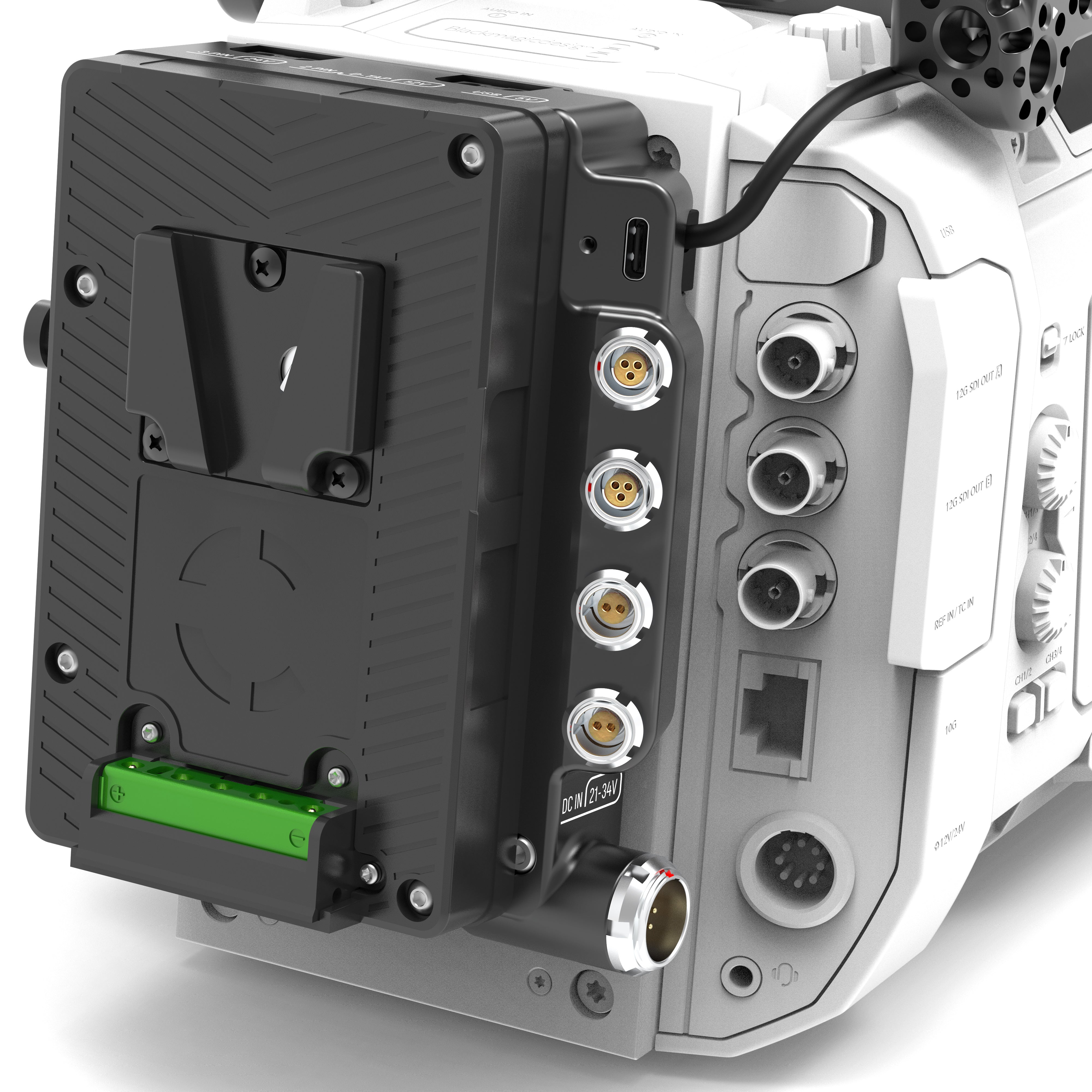 Power Distribution Box DB-12 (Blackmagic URSA Cine, V-Mount High Voltage)