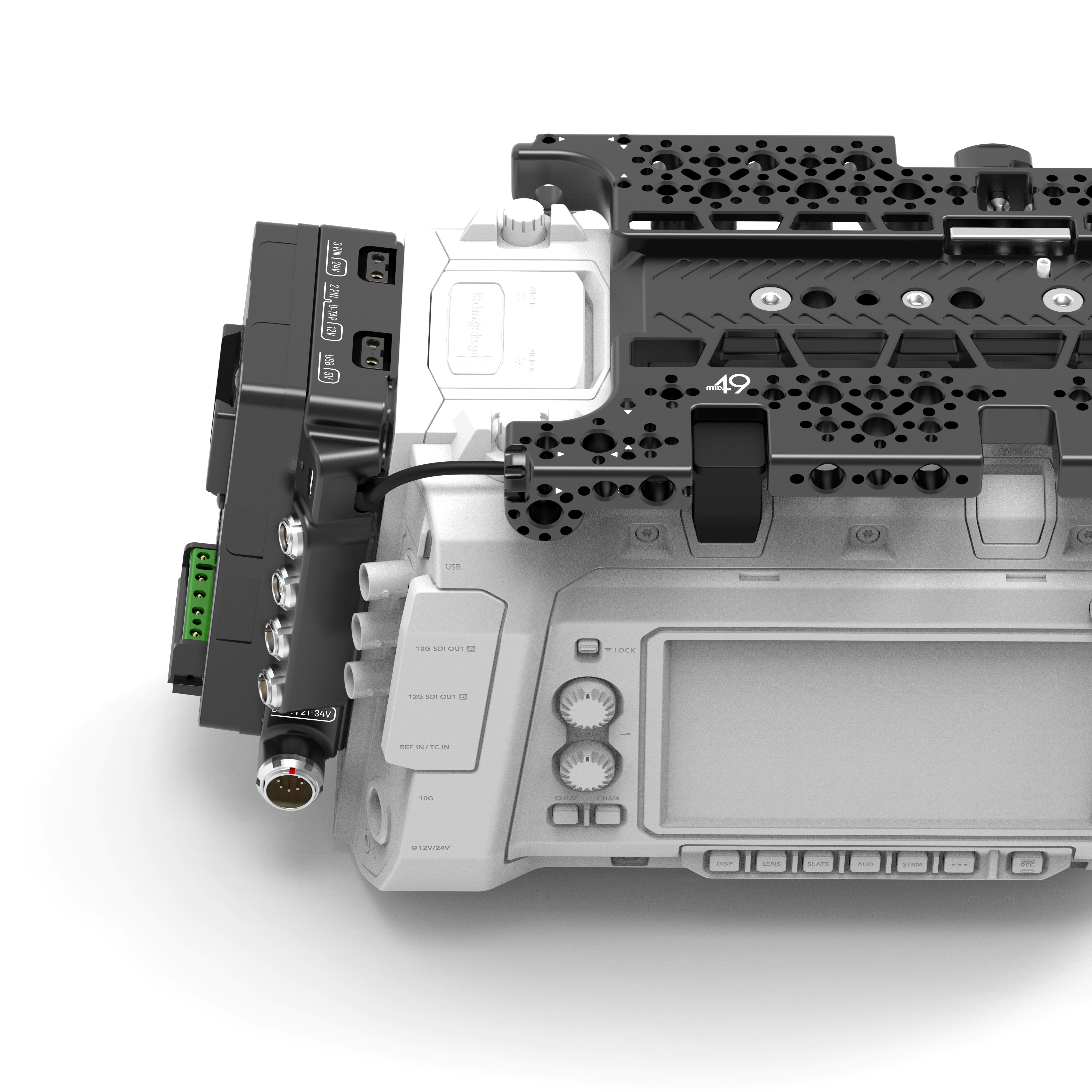 Power Distribution Box DB-12 (Blackmagic URSA Cine, V-Mount High Voltage)