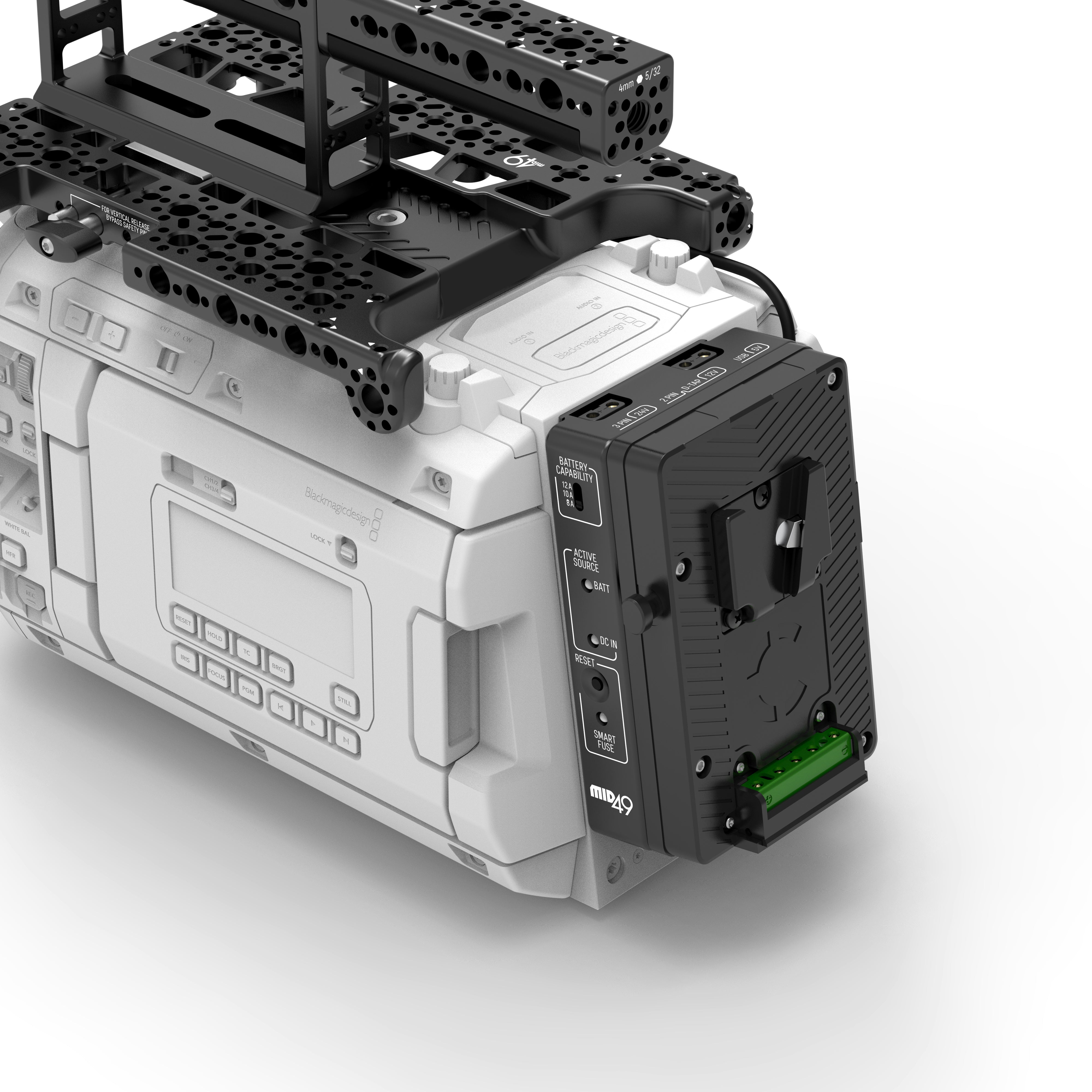 Power Distribution Box DB-12 (Blackmagic URSA Cine, V-Mount High Voltage)