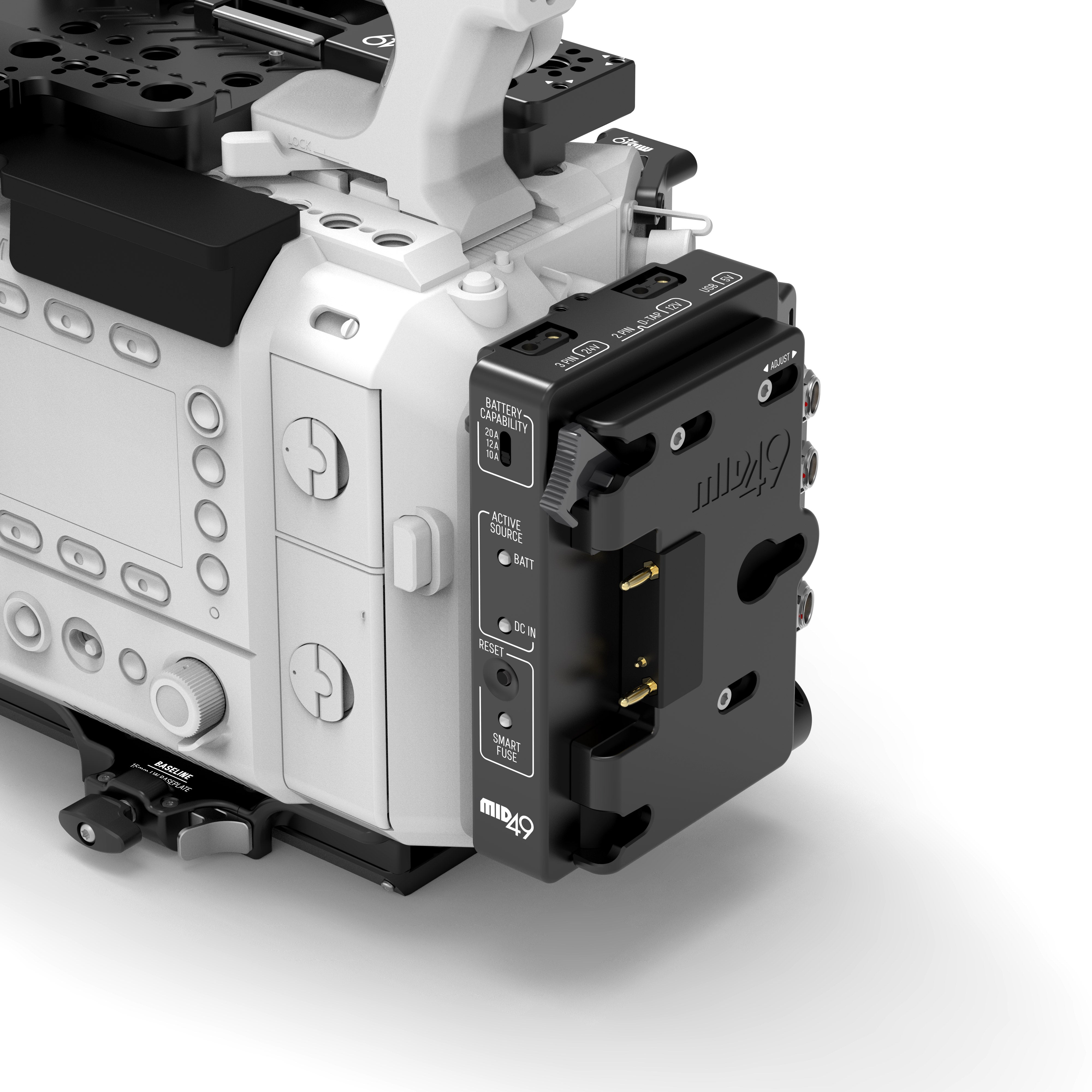 Power Distribution Box DB-13 (FUJIFILM GFX ETERNA 55, Gold Mount)