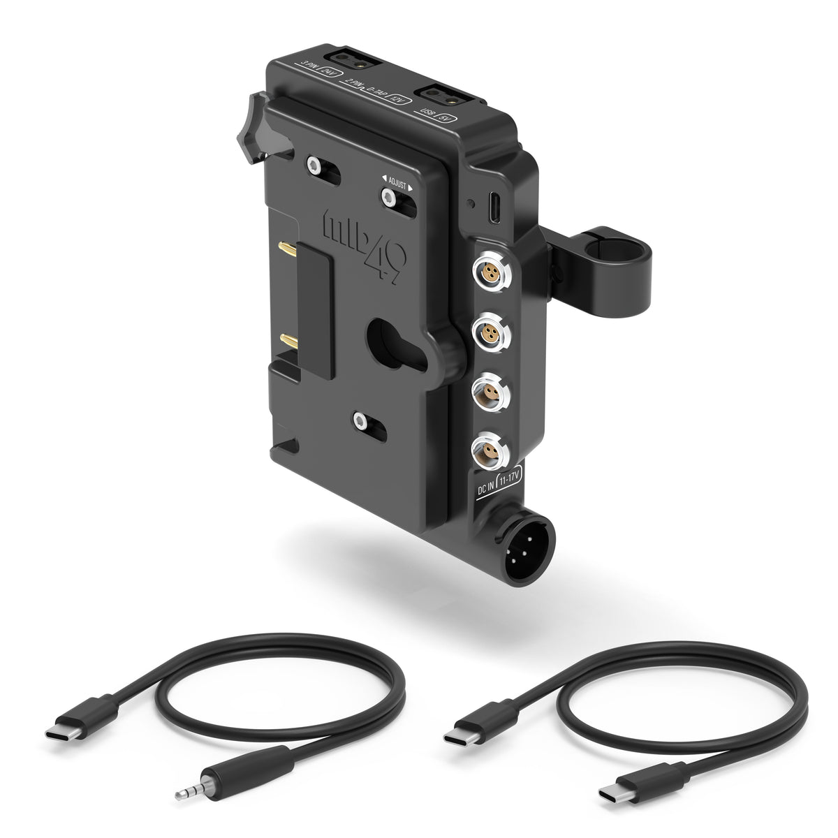 Power Distribution Box DB-15 (Sony FX5, Gold Mount, Cage Mounted)