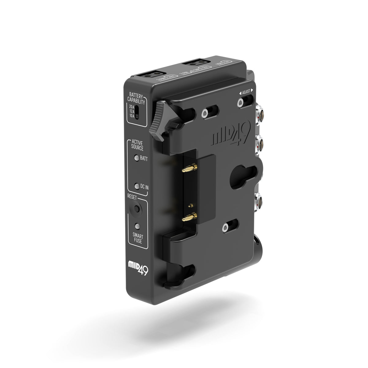 Power Distribution Box DB-15 (Sony FX5, Gold Mount, Cage Mounted)