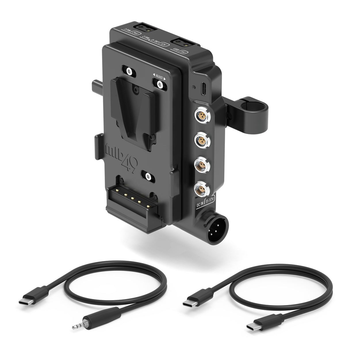 Power Distribution Box DB-15 (Sony FX5, V-Mount, Cage Mounted)