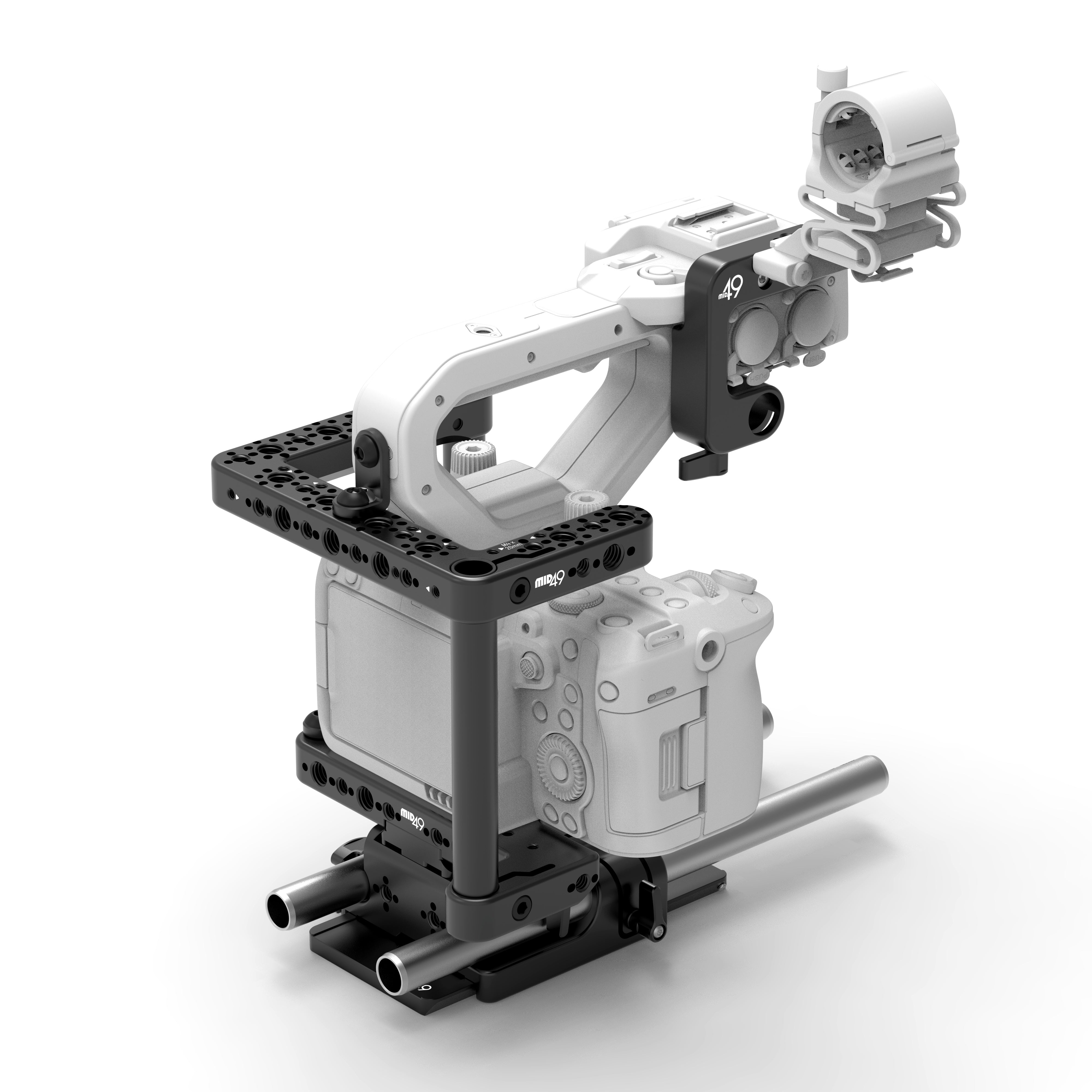 Canon C50 Mid Kit Cage & Baseplate | MID49