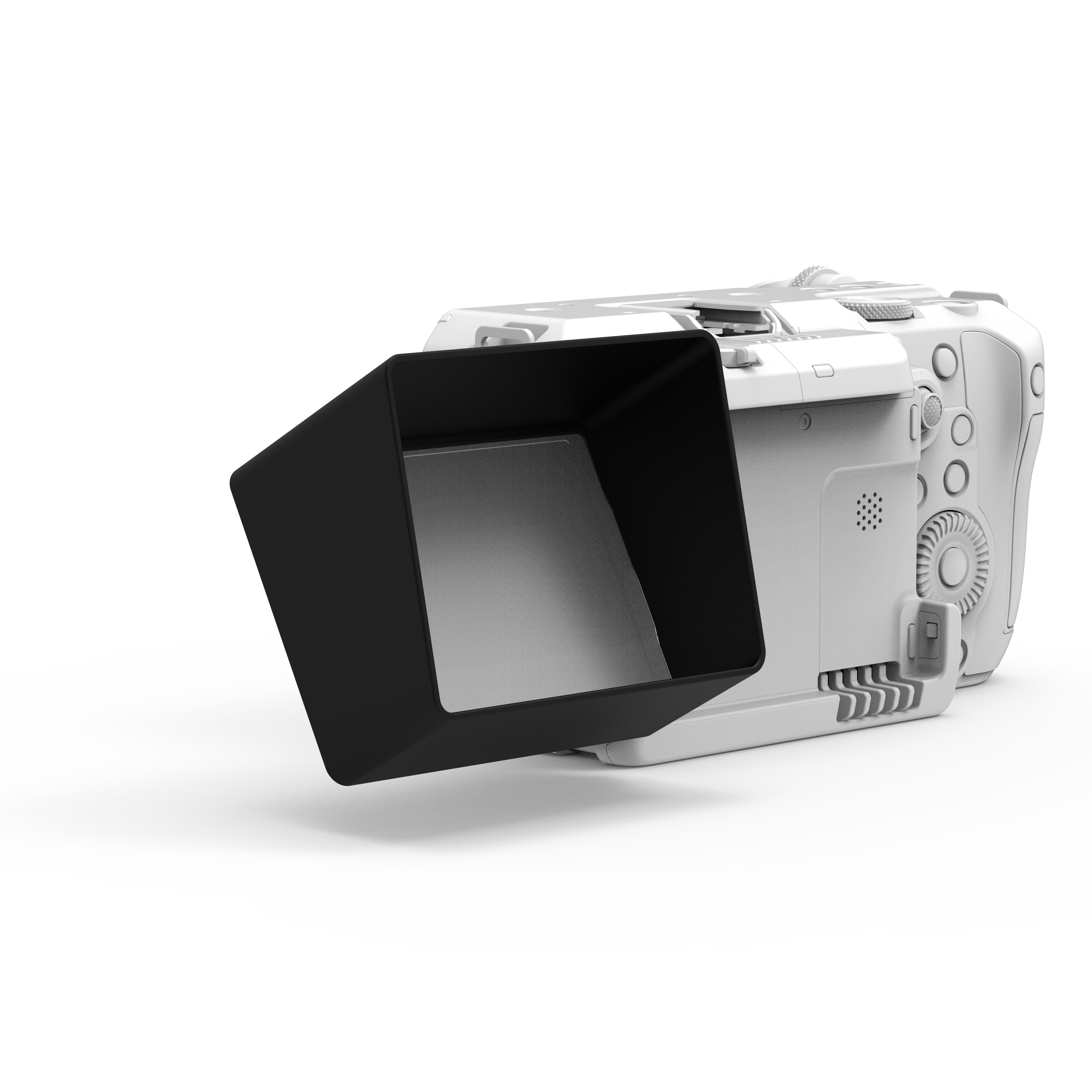 Digital File to 3D Print: Monitor Sunshade (Canon C50 / R6mkIII)