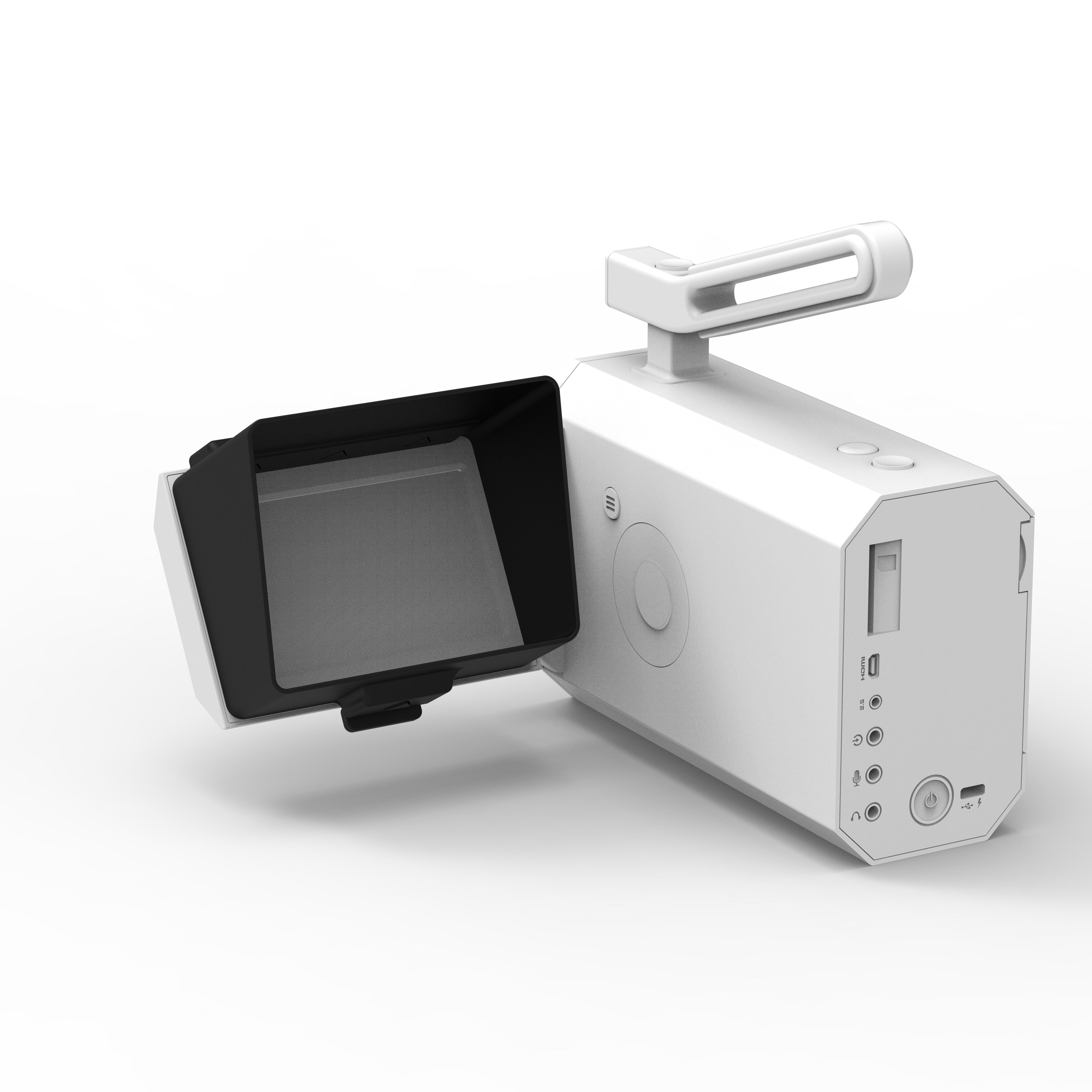 Digital File to 3D Print: Monitor Sunshade (KODAK Super 8)