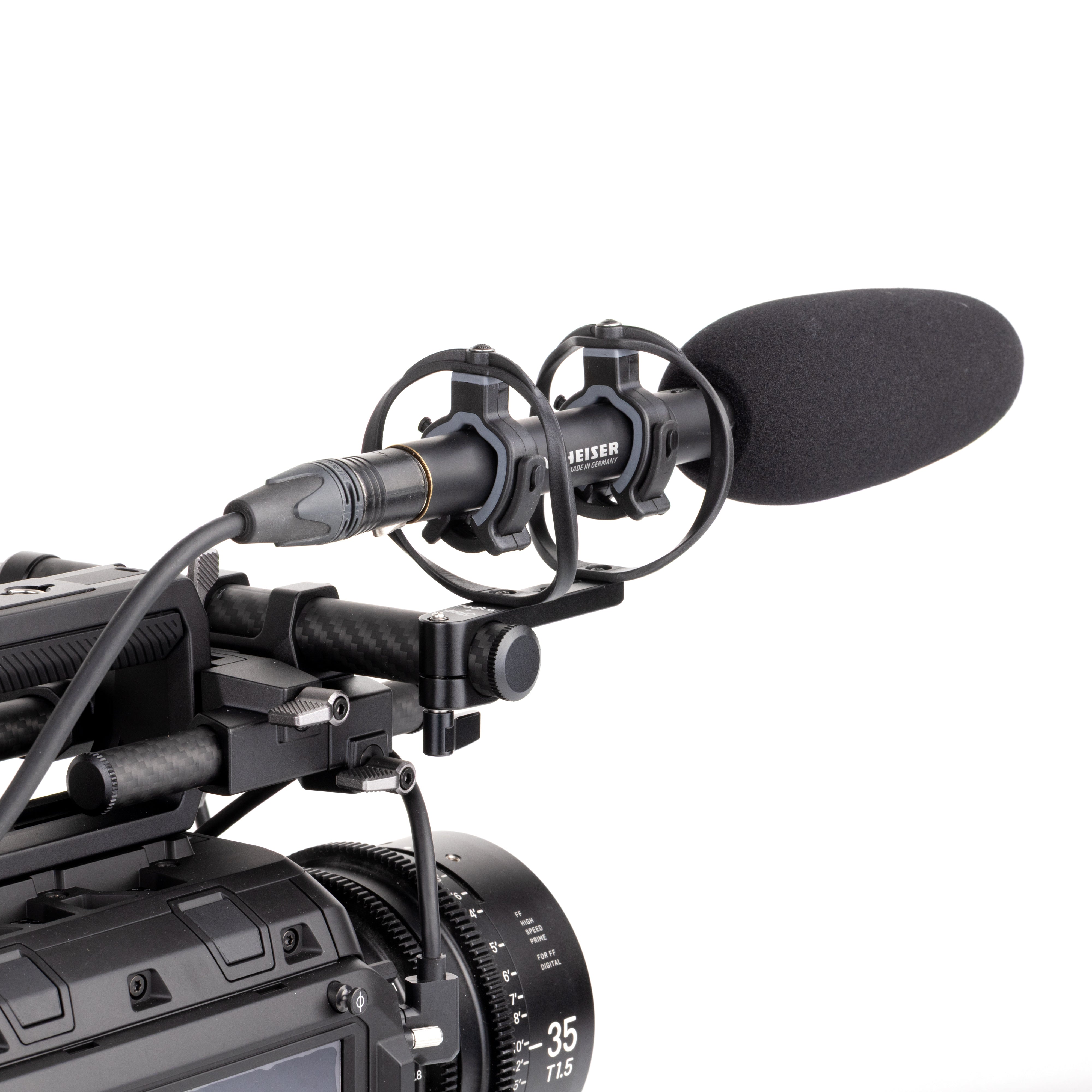 Universal Microphone Shock Mount – Sideways 19mm Rod | MID49