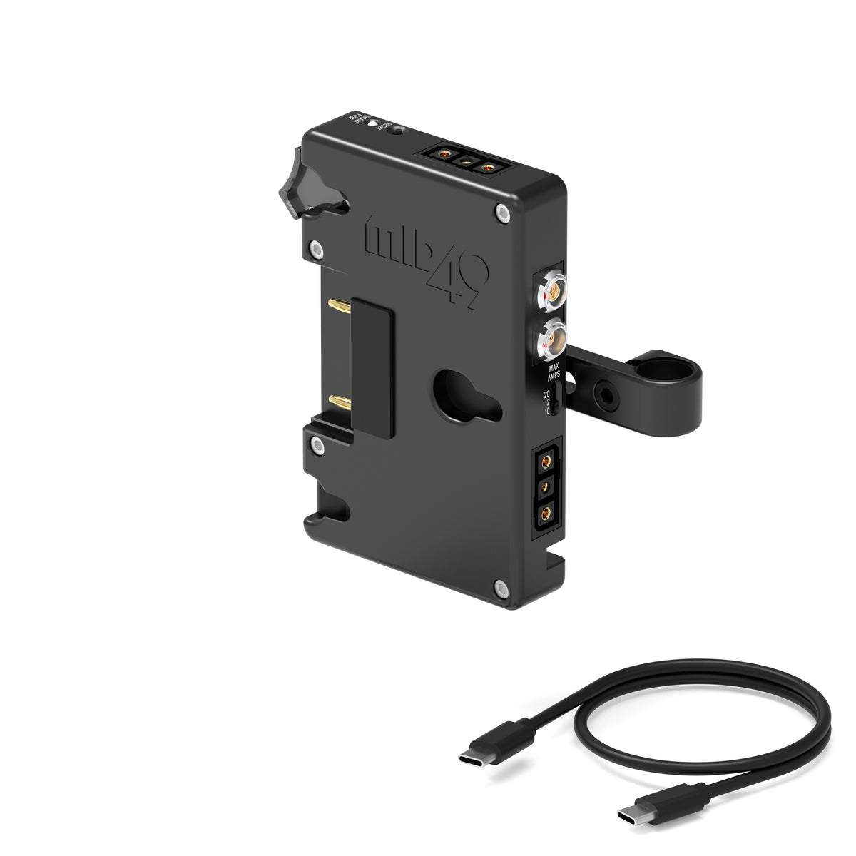 USB-C Power Plate (Sony FX5, Gold Mount, Cage Mounted)