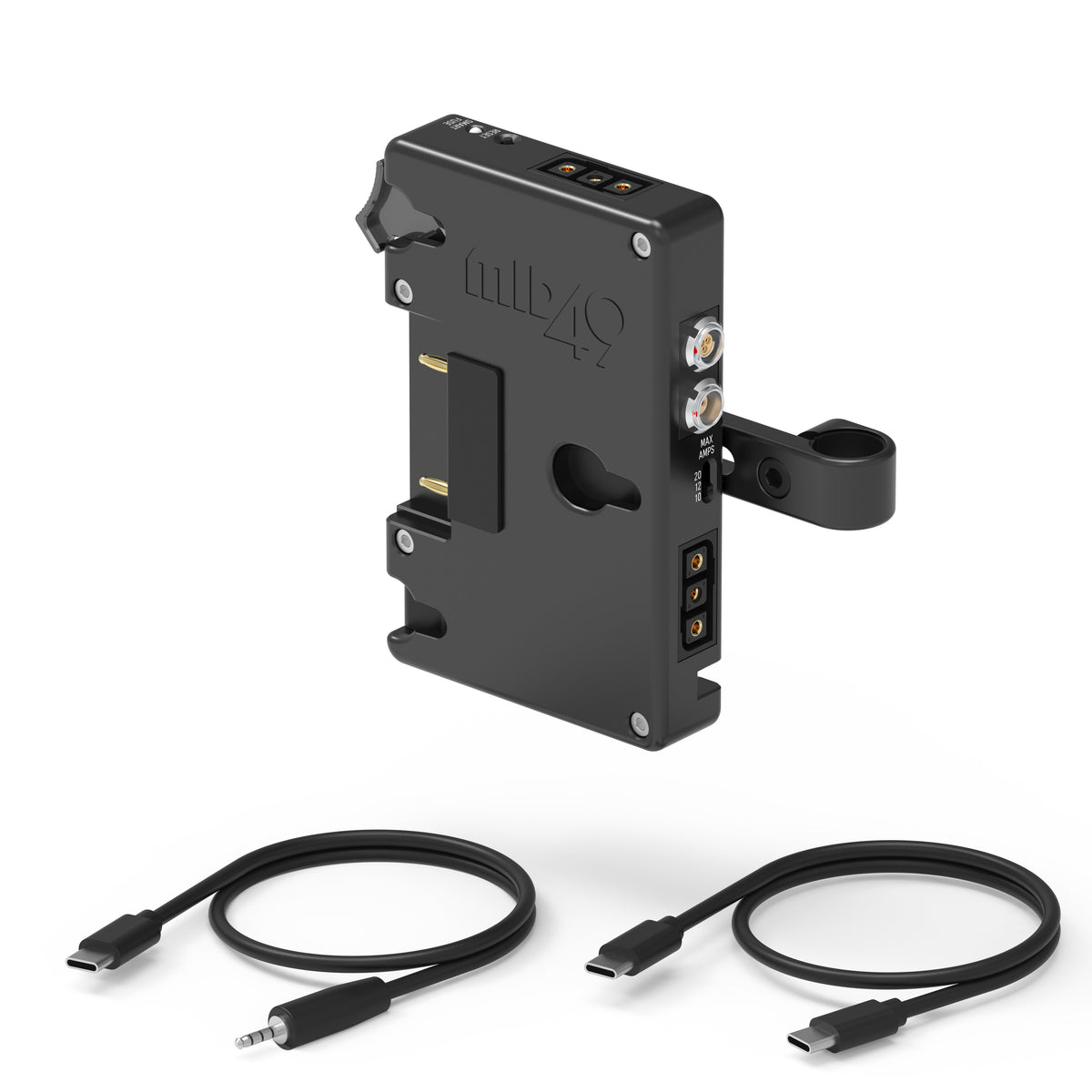 USB-C Power Plate (Sony FX5, Gold Mount, Cage Mounted)
