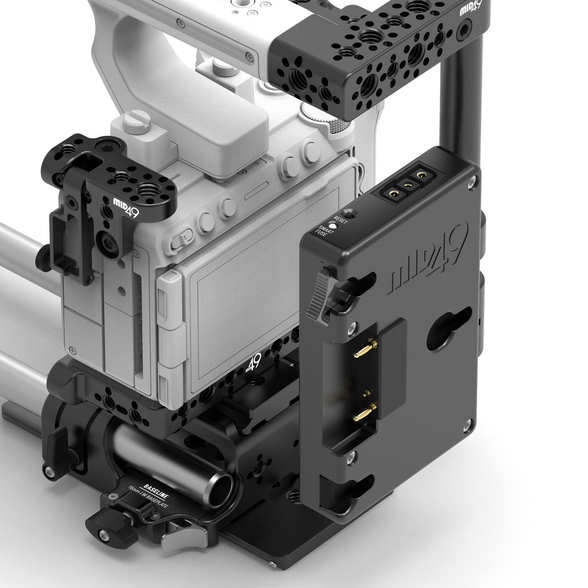 USB-C Power Plate (Sony FX5, Gold Mount, Cage Mounted)