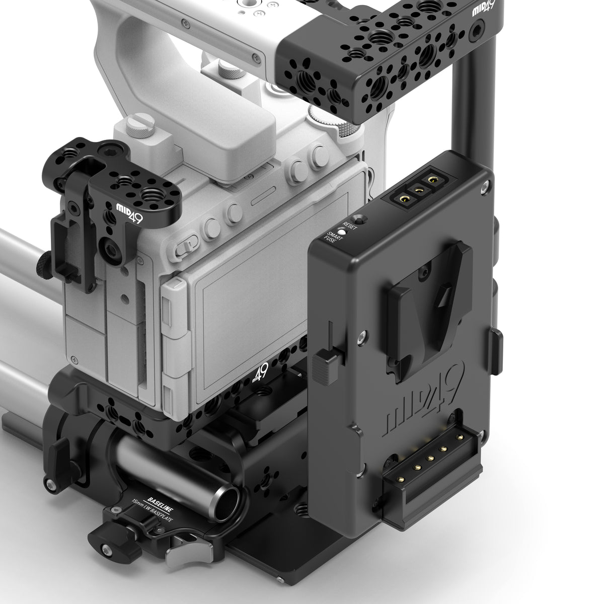USB-C Power Plate (Sony FX5, V-Mount, Cage Mounted)