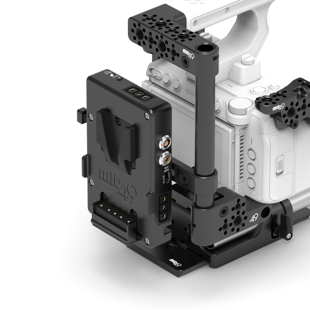 USB-C Power Plate (Sony FX5, V-Mount, Cage Mounted)