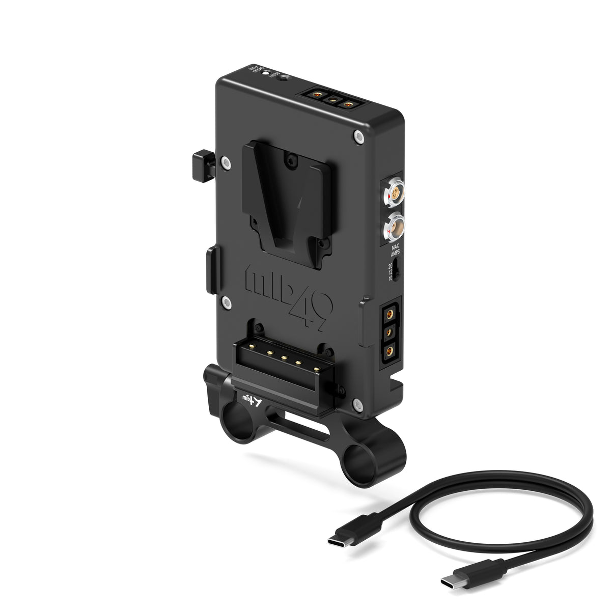 USB-C Power Plate (Sony FX5, V-Mount, Rod Mounted)