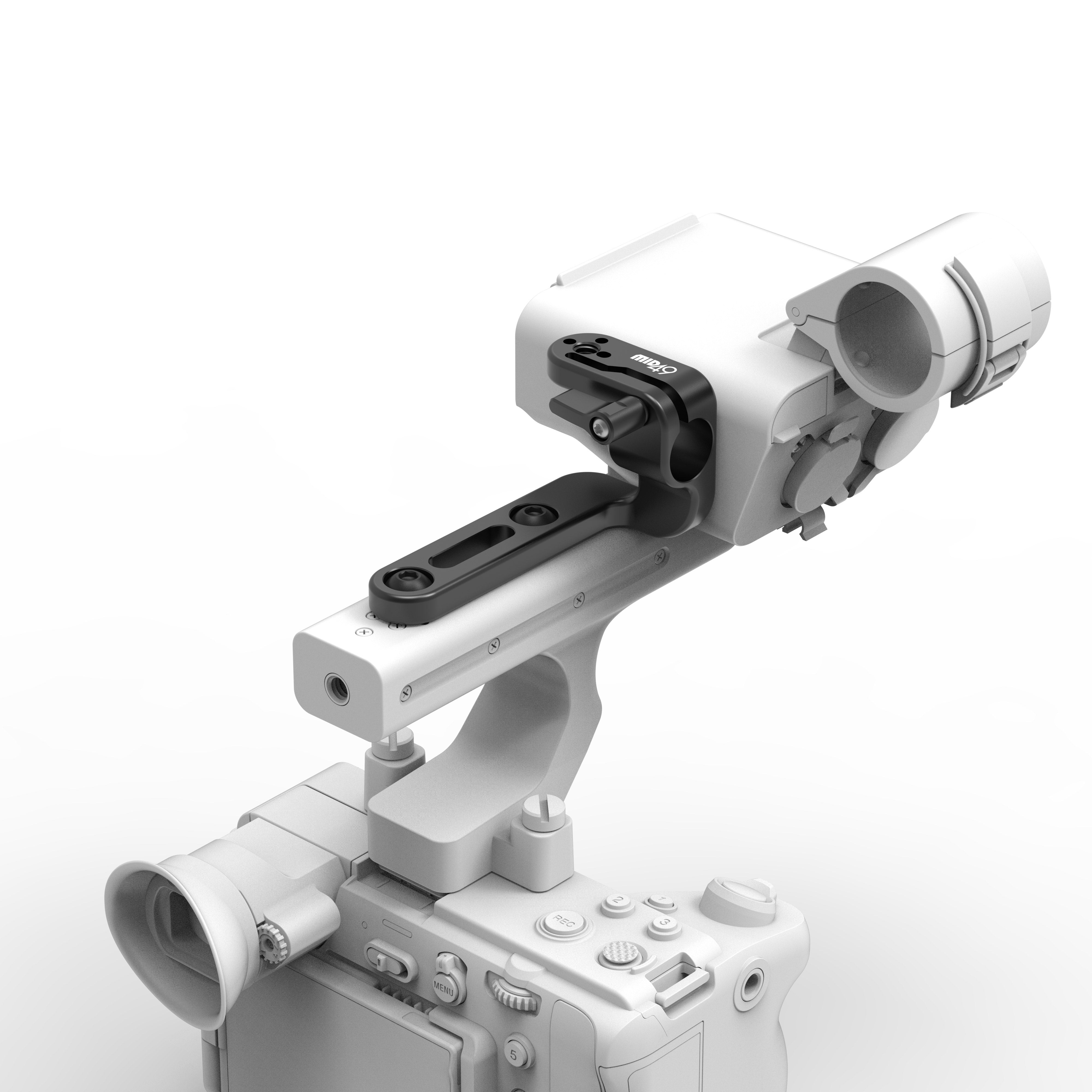 15mm Rod Clamp for Sony FX2 XLR Handle | MID49