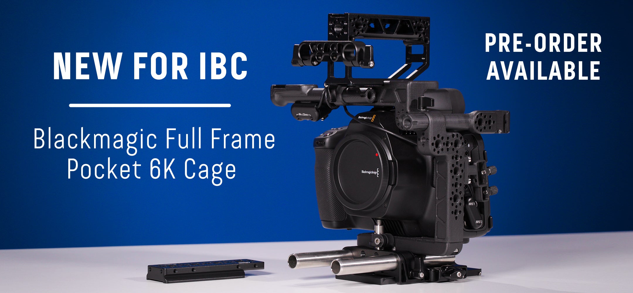 New for IBC, Blackmagic 6K Cage Prototype