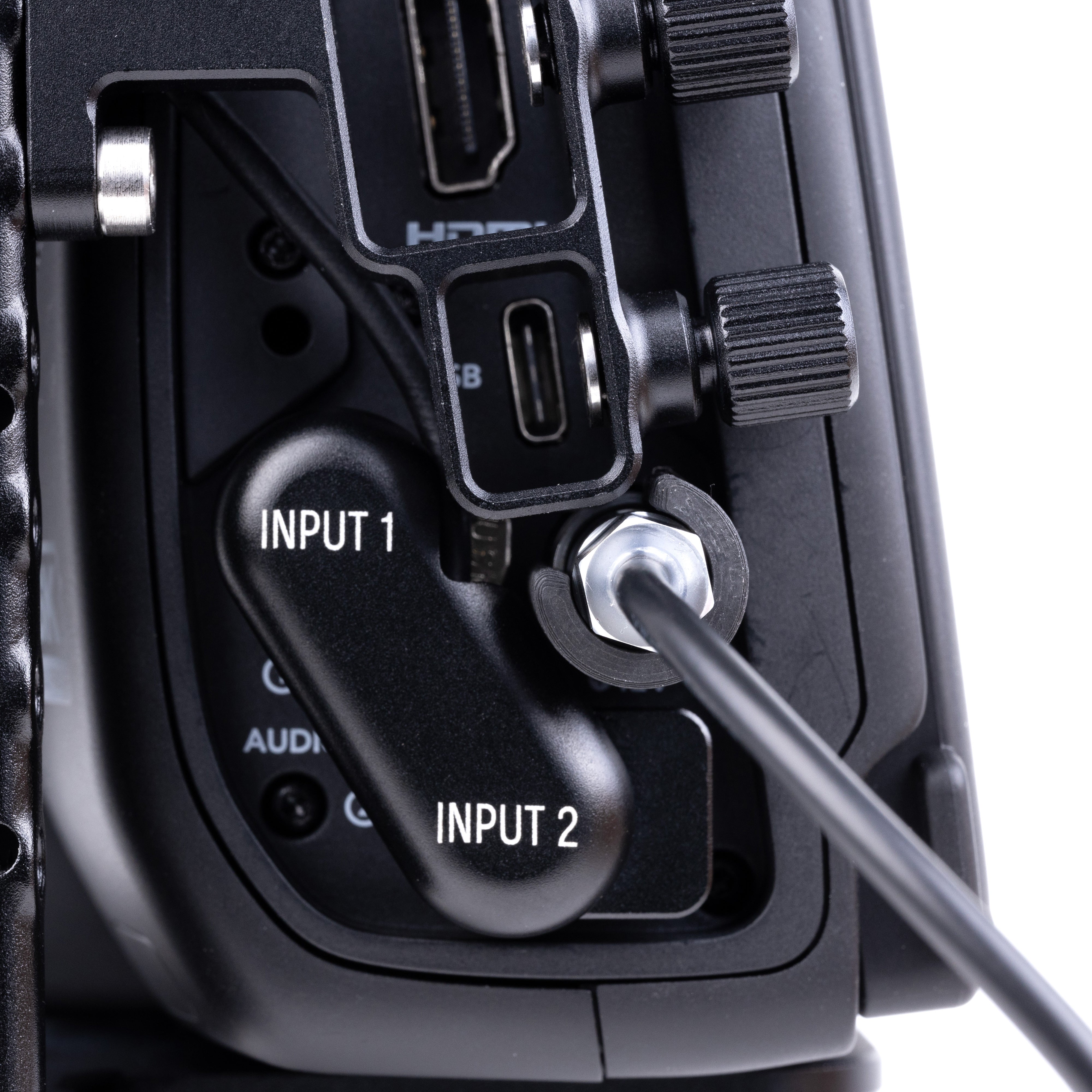 Power Grab for Blackmagic 2-pin Weipu connector